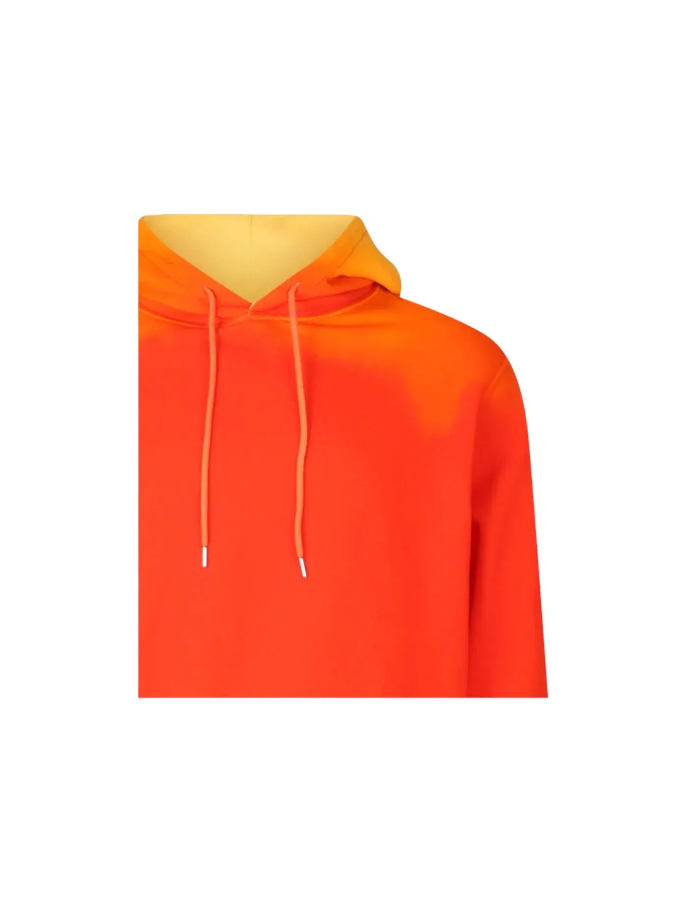Мужской худи с принтом Ferragamo Sunset-Print Cotton Hoodie Red — изображение 3 из 3, красный