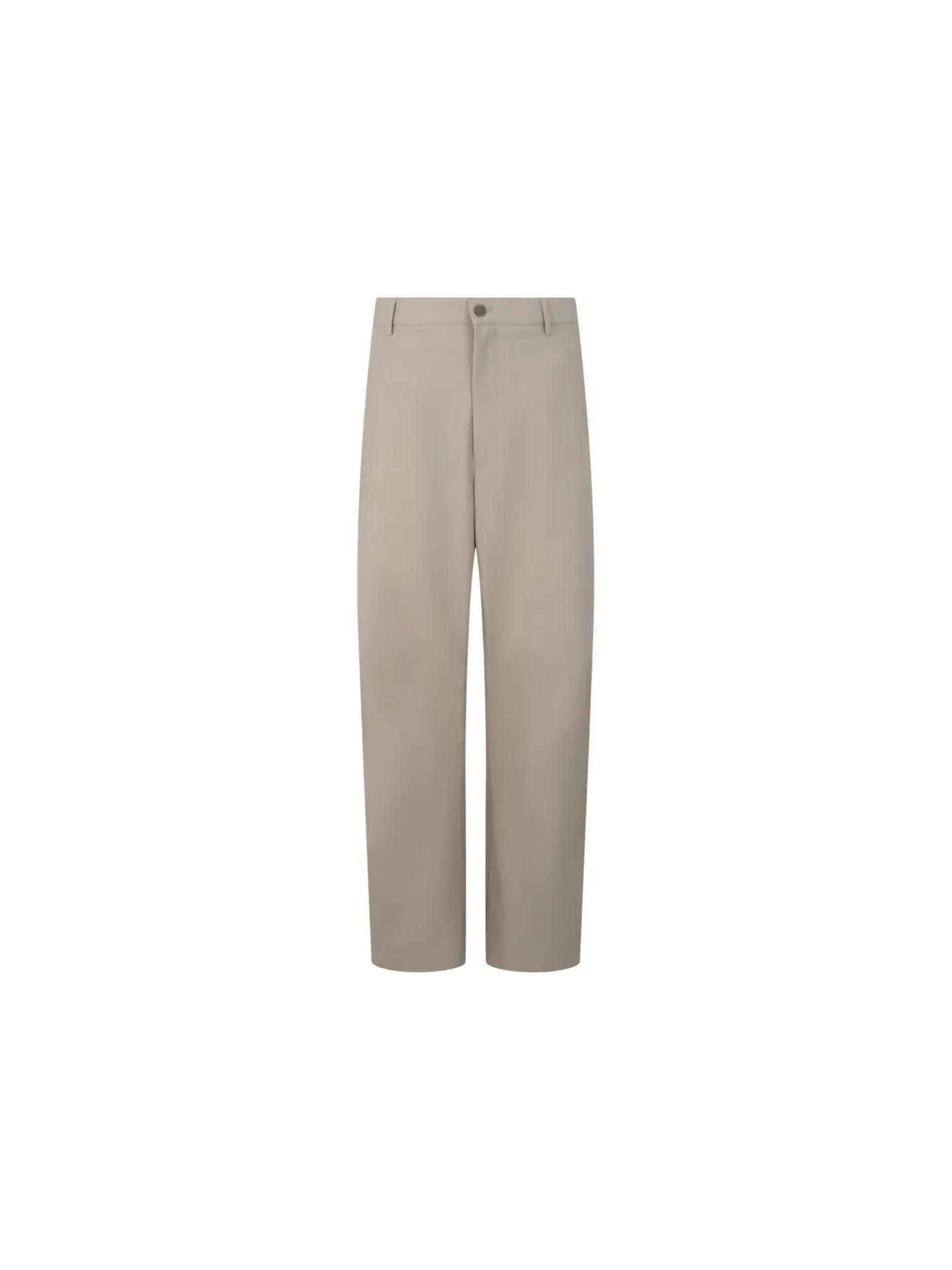 Мужские брюки широкие Ferragamo Trousers — изображение 1 из 3, бежевый