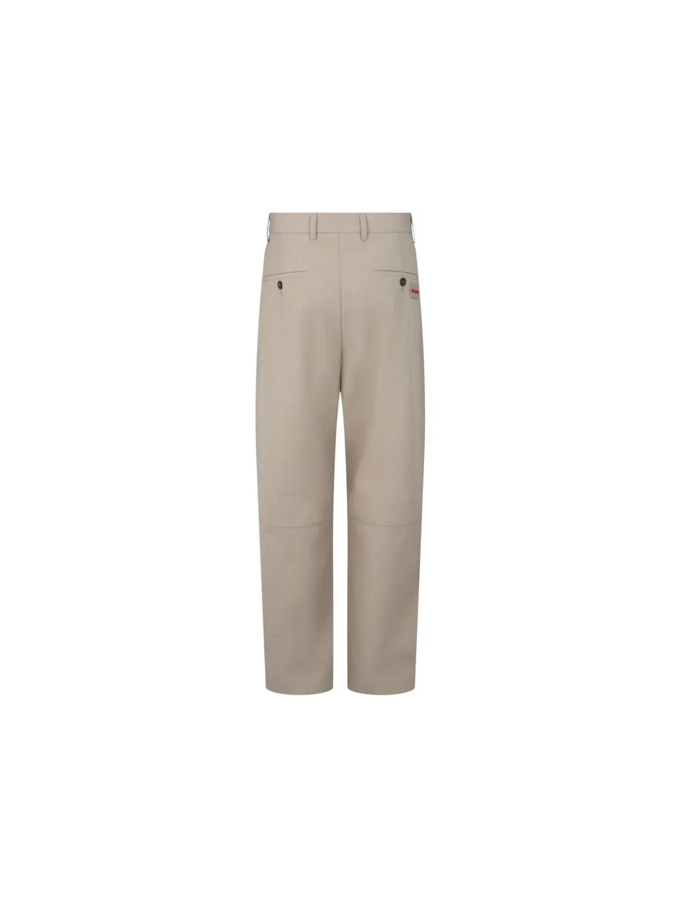 Мужские брюки широкие Ferragamo Trousers — изображение 2 из 3, бежевый