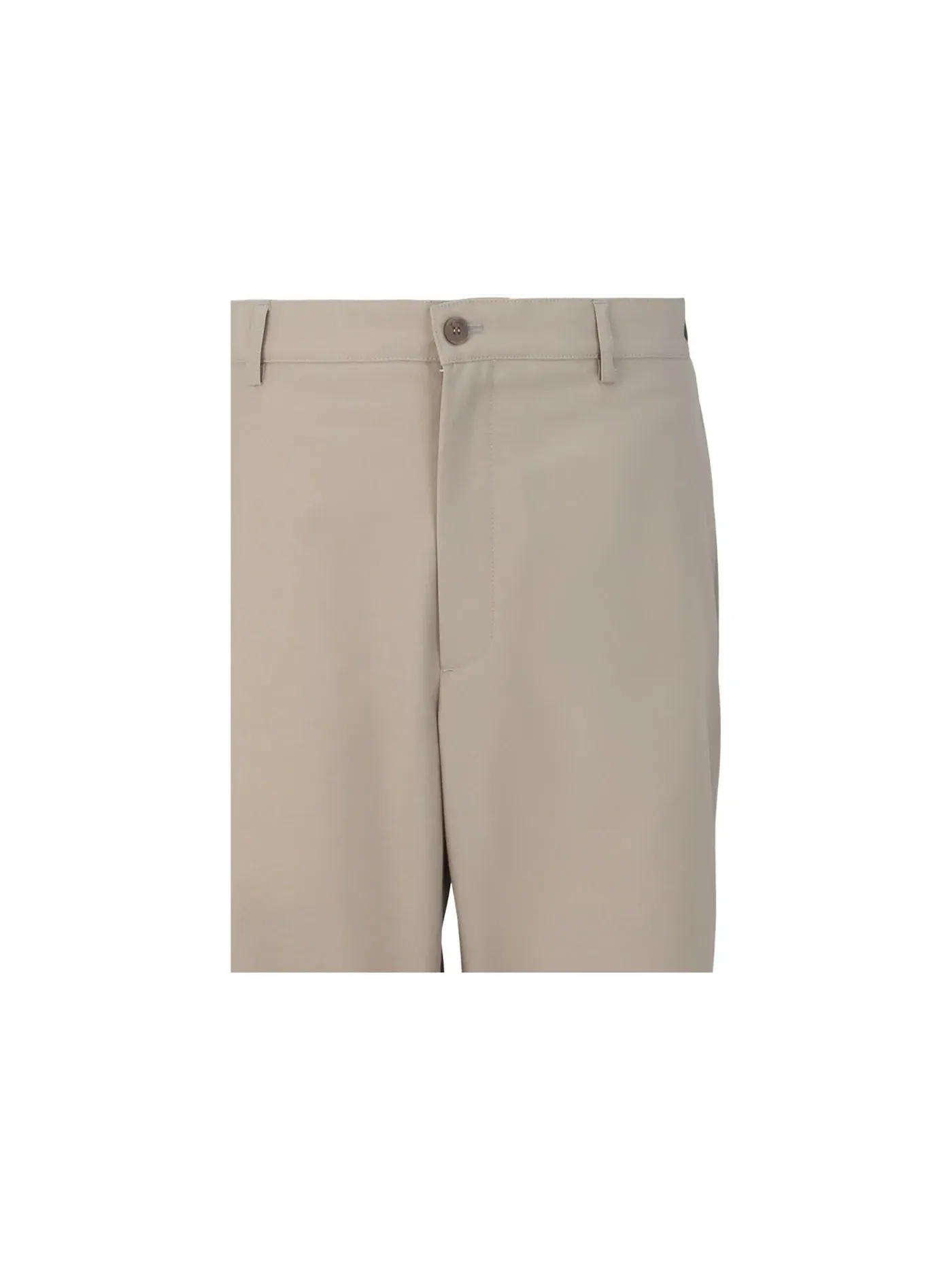 Мужские брюки широкие Ferragamo Trousers — изображение 3 из 3, бежевый