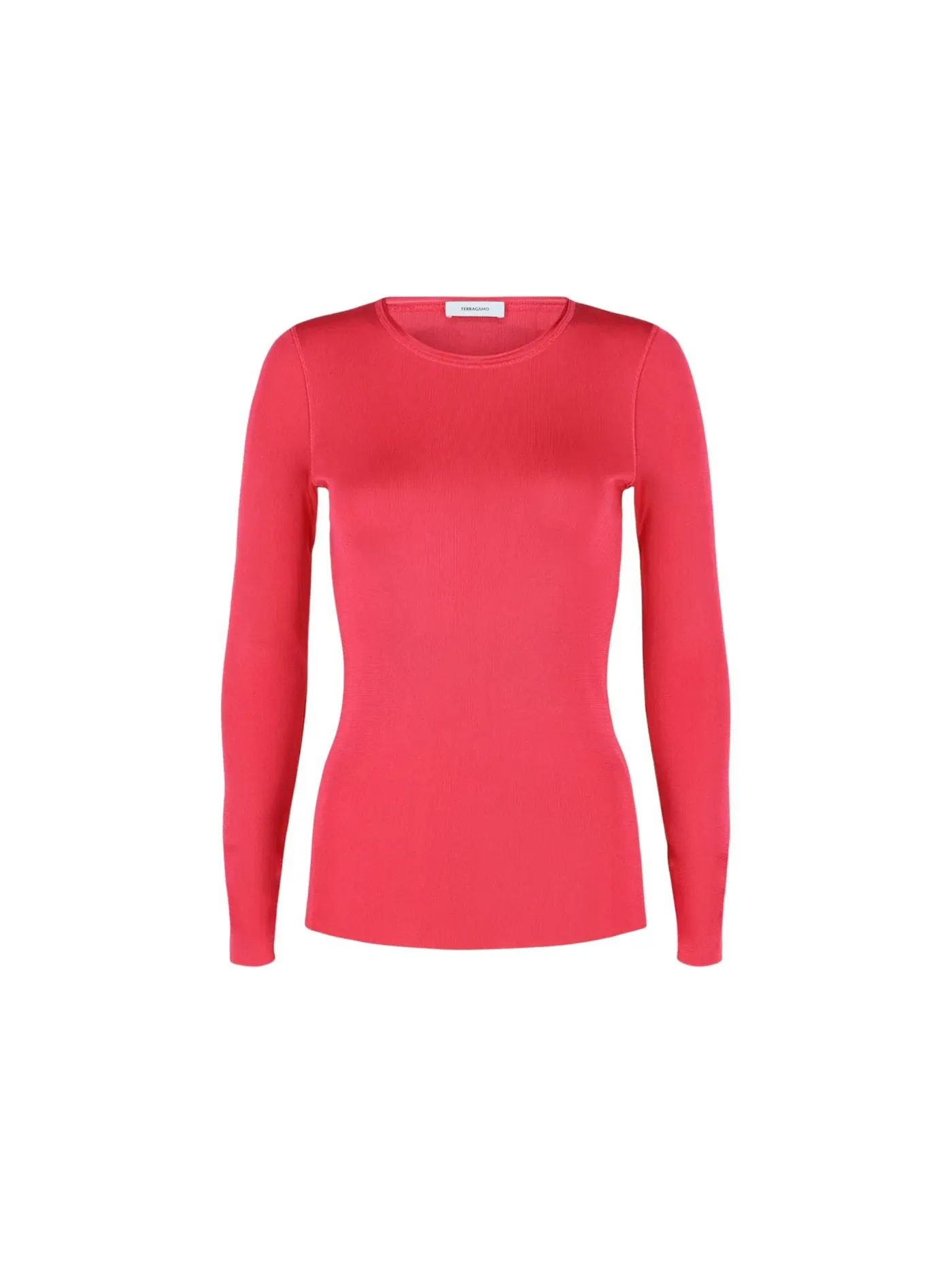 Женская рубашка с длинным рукавом Ferragamo, Fuschsia — изображение 1 из 3
