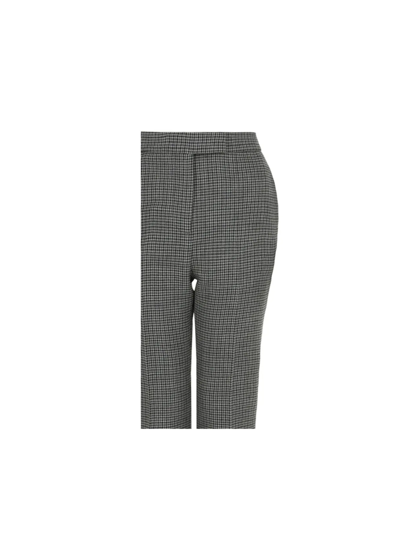 Женские брюки из шерсти с принтом Trousers Ferragamo — изображение 3 из 3, серый