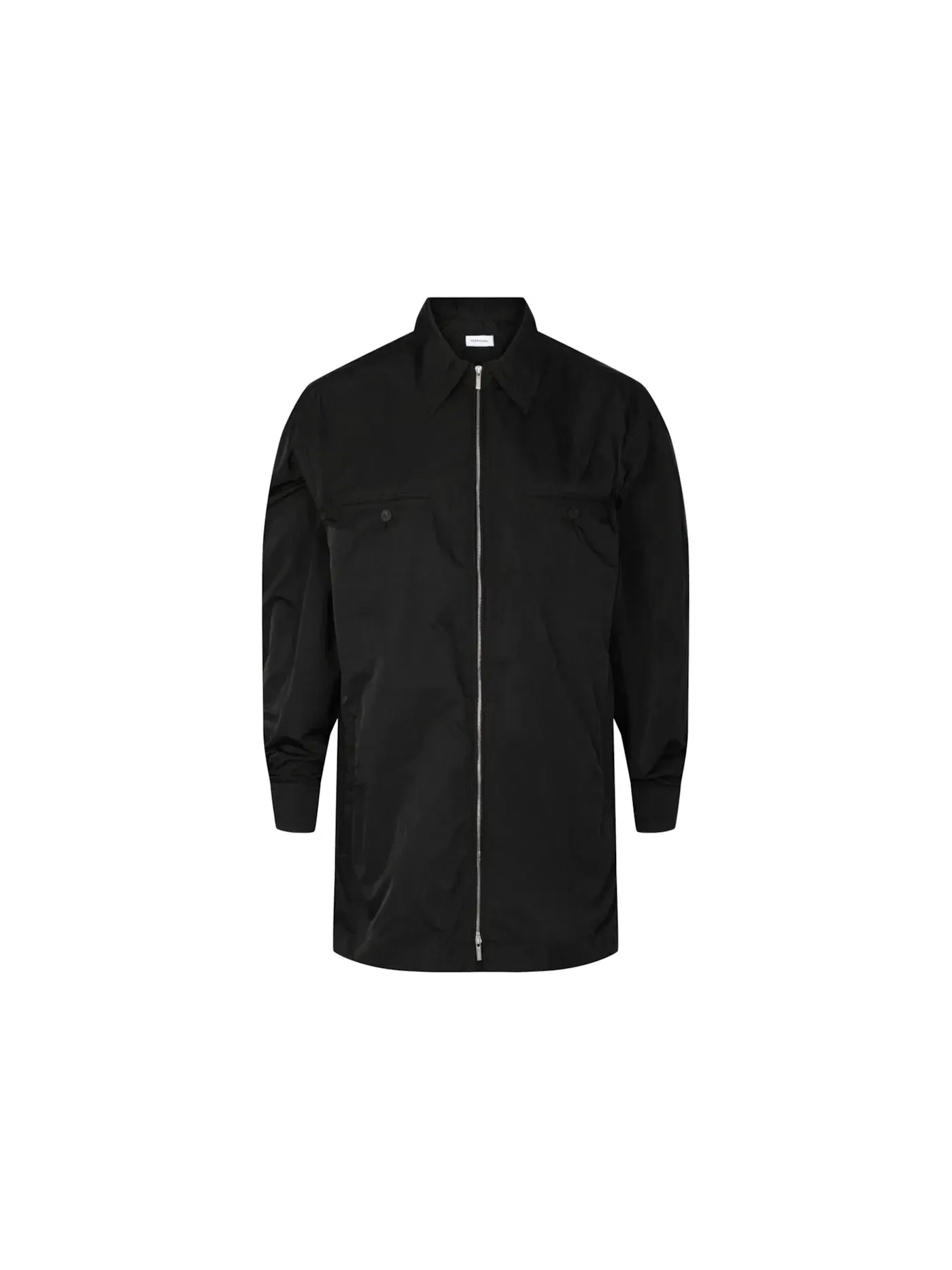 Мужская ветровка с капюшоном Windbreaker with Removable Hood Ferragamo — изображение 1 из 3, черный