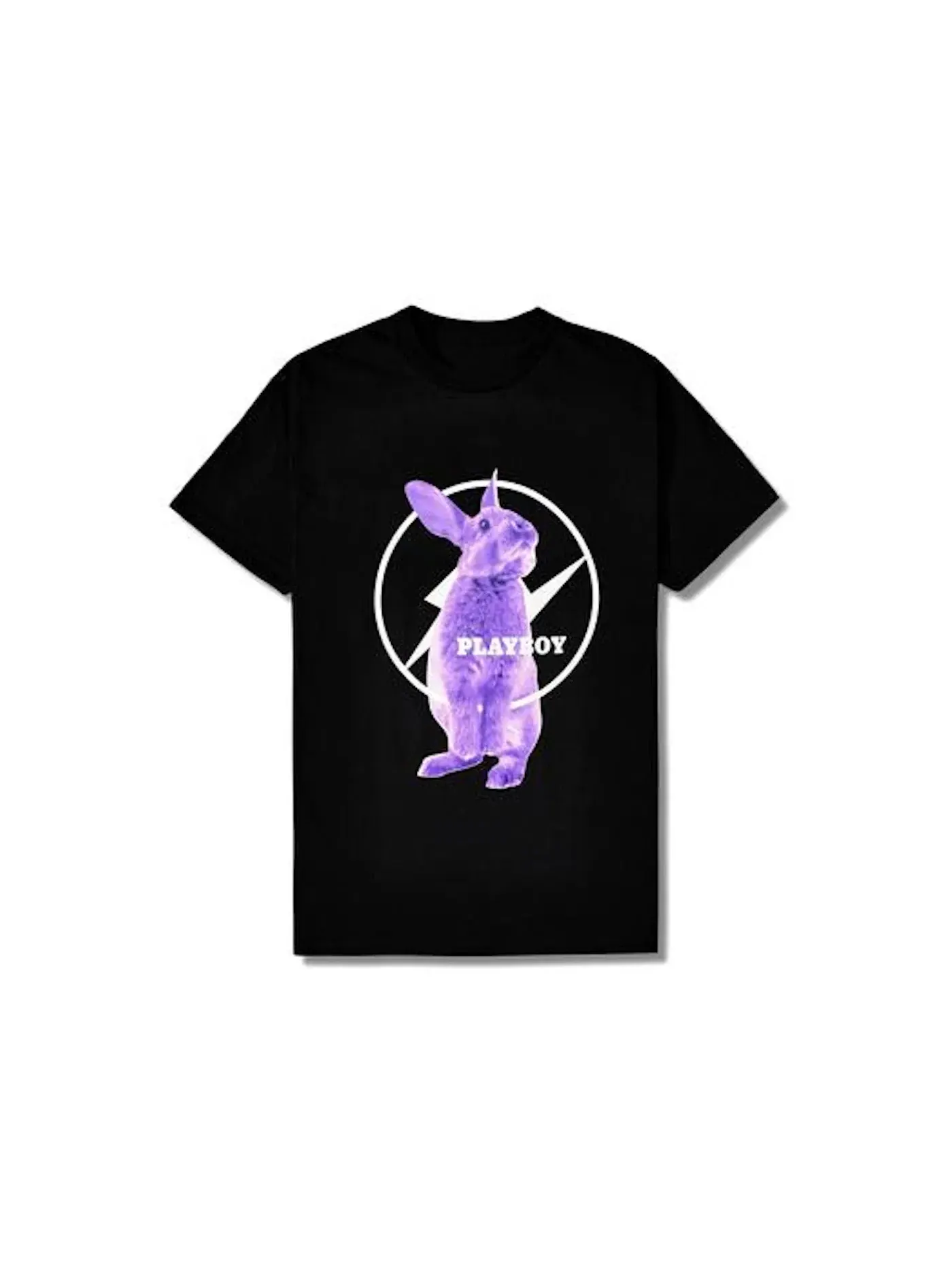 Мужская футболка с принтом Fragment Meets Playboy Purple Bunny Tee Fragment
