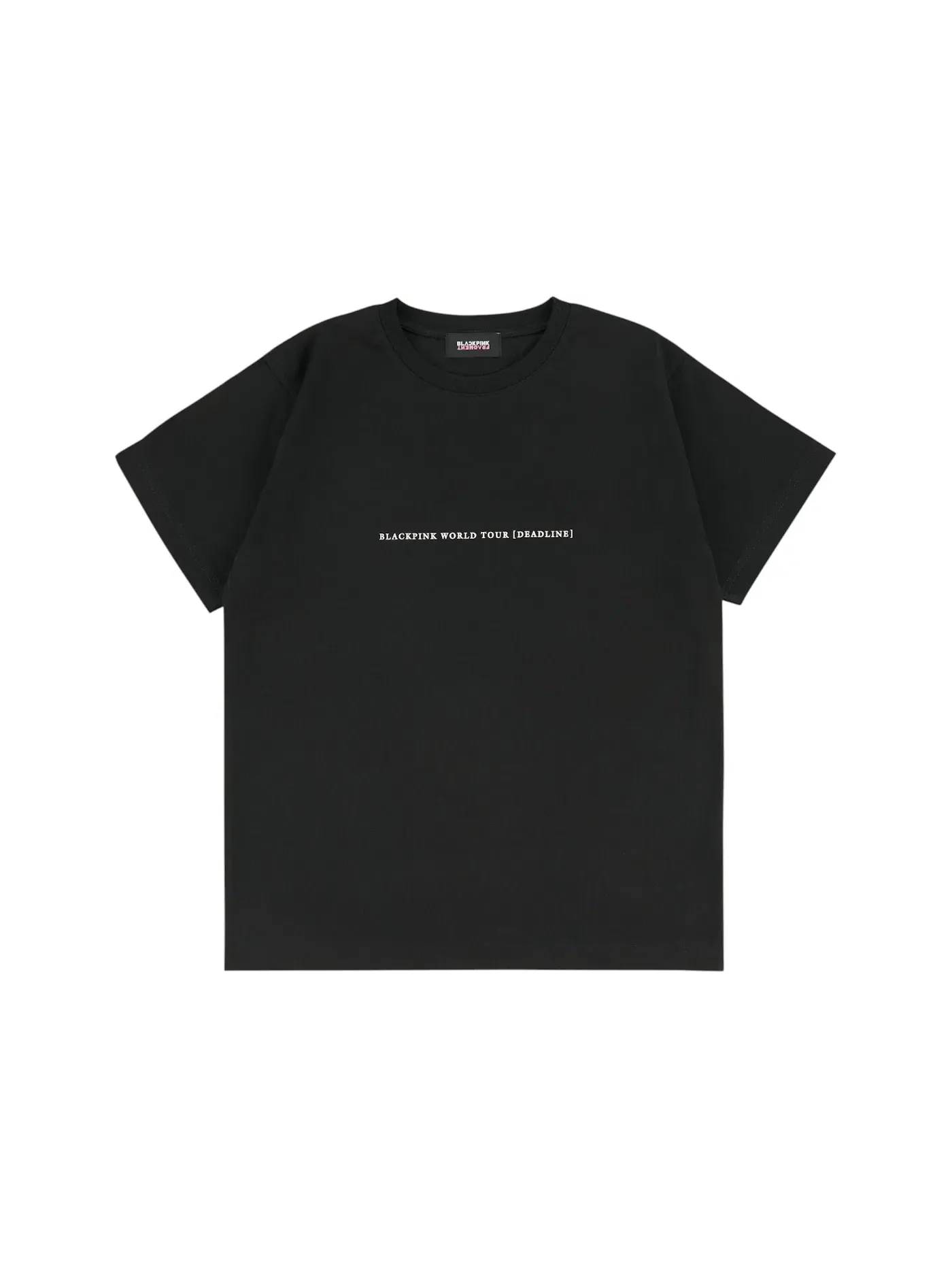 Мужская футболка с принтом Fragment x BLACKPINK Heart T-shirt Black