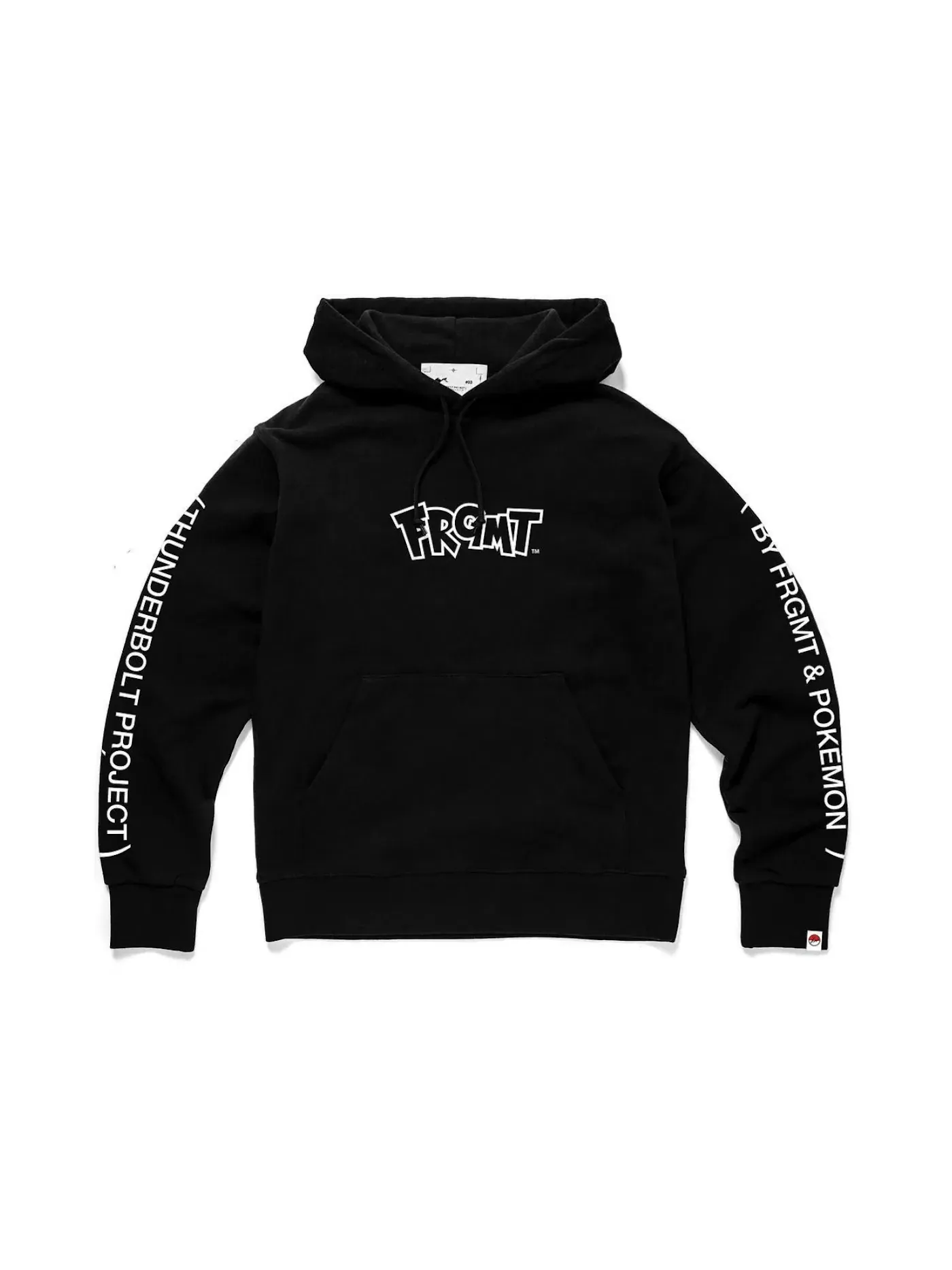 Мужская худи с принтом FRGMT x Pokemon Logo Fragment