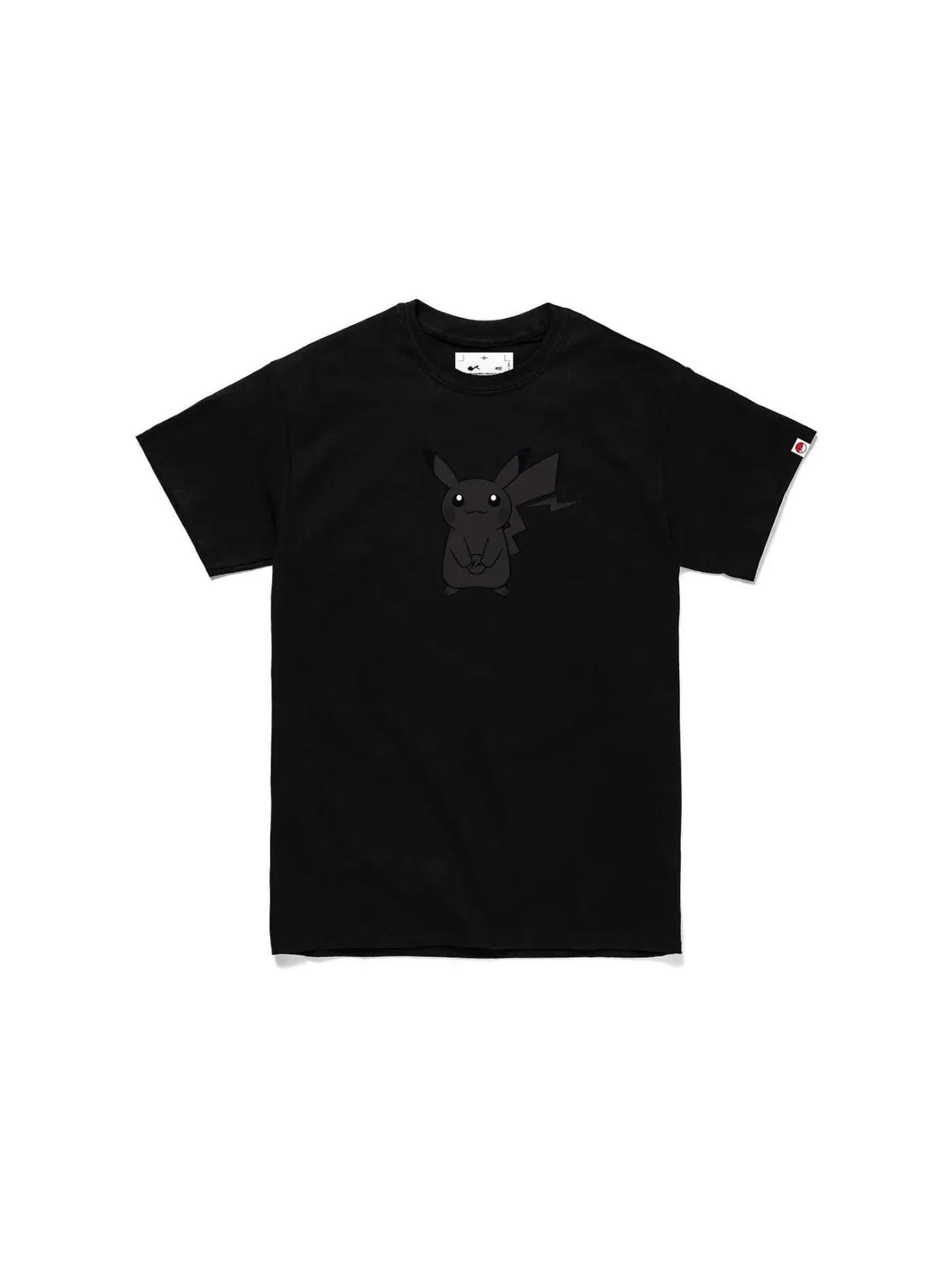 Мужская футболка с принтом FRGMT x Pokemon Pikachu Tee Fragment — изображение 1 из 2, черный