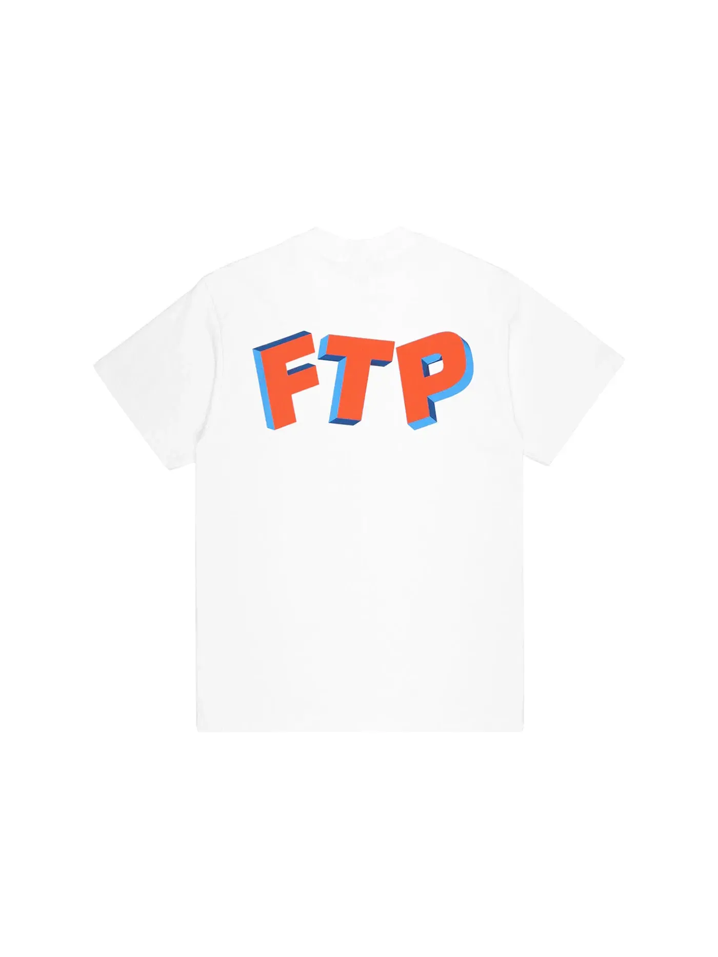 Мужская футболка с принтом FTP 3D Logo Tee — изображение 2 из 2, белый