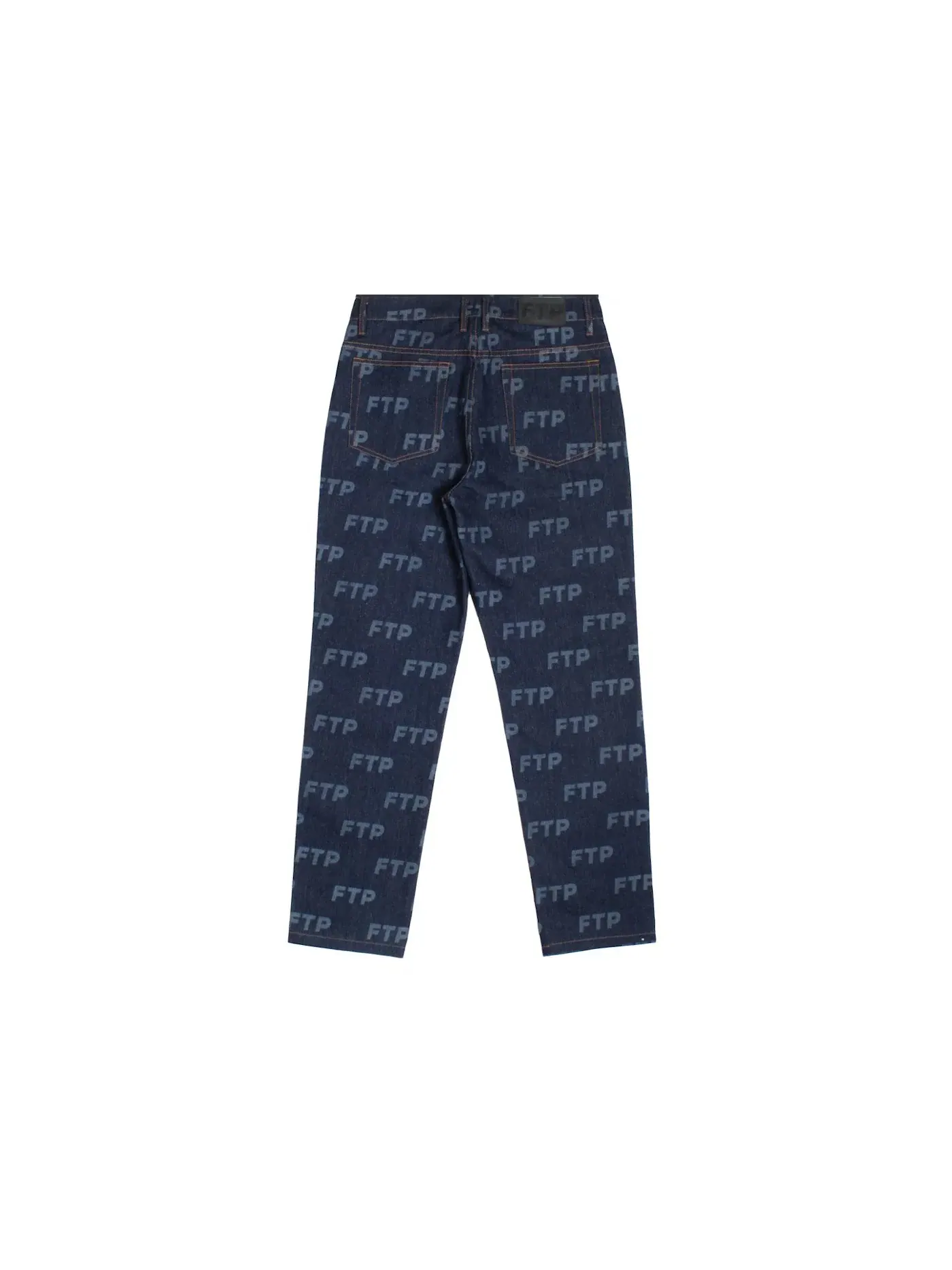 Мужские джинсы с принтом FTP Pant (FW21) — изображение 2 из 2, синий