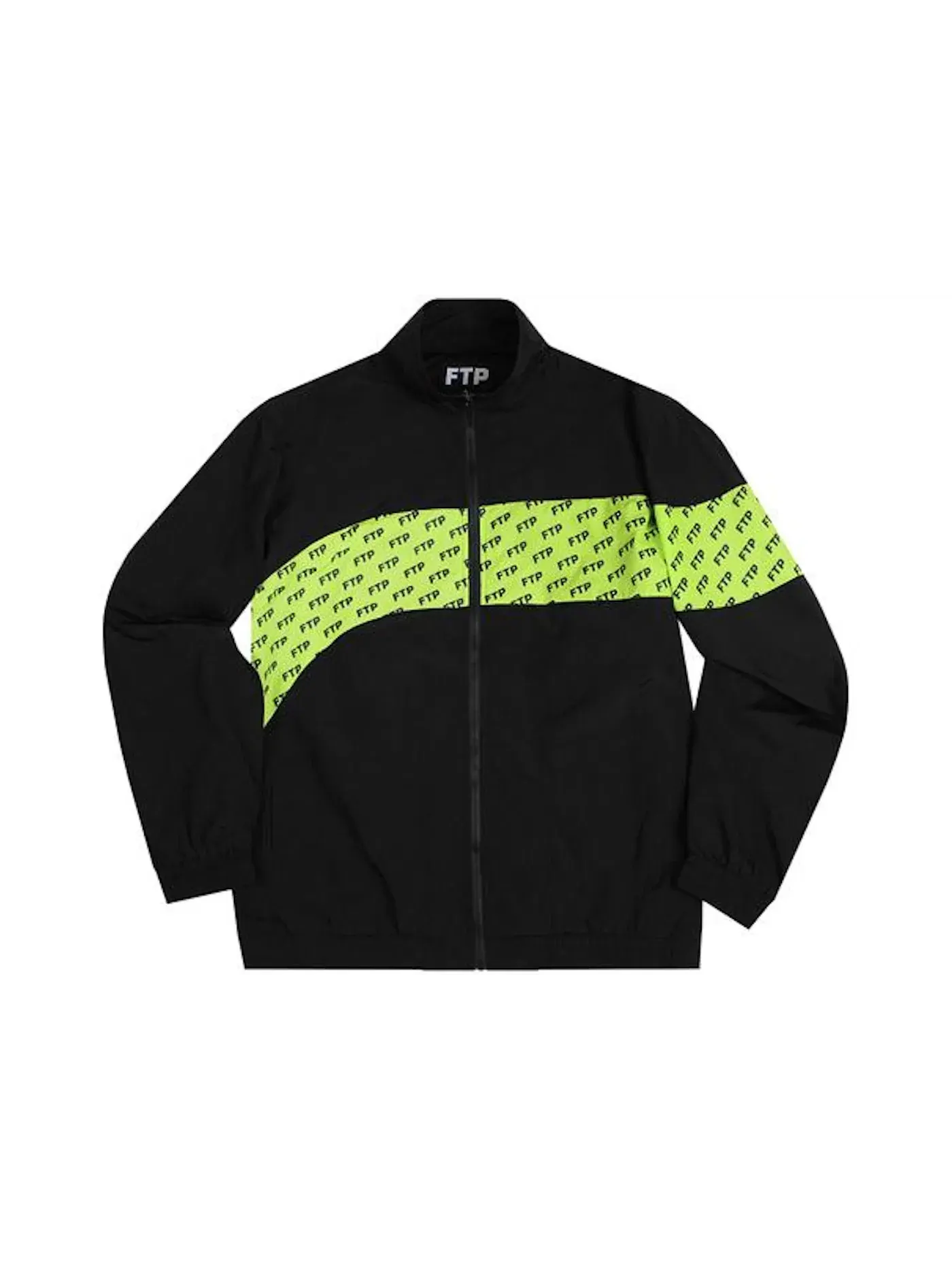 Мужская куртка с принтом Track Jacket FTP — изображение 1 из 2, черный
