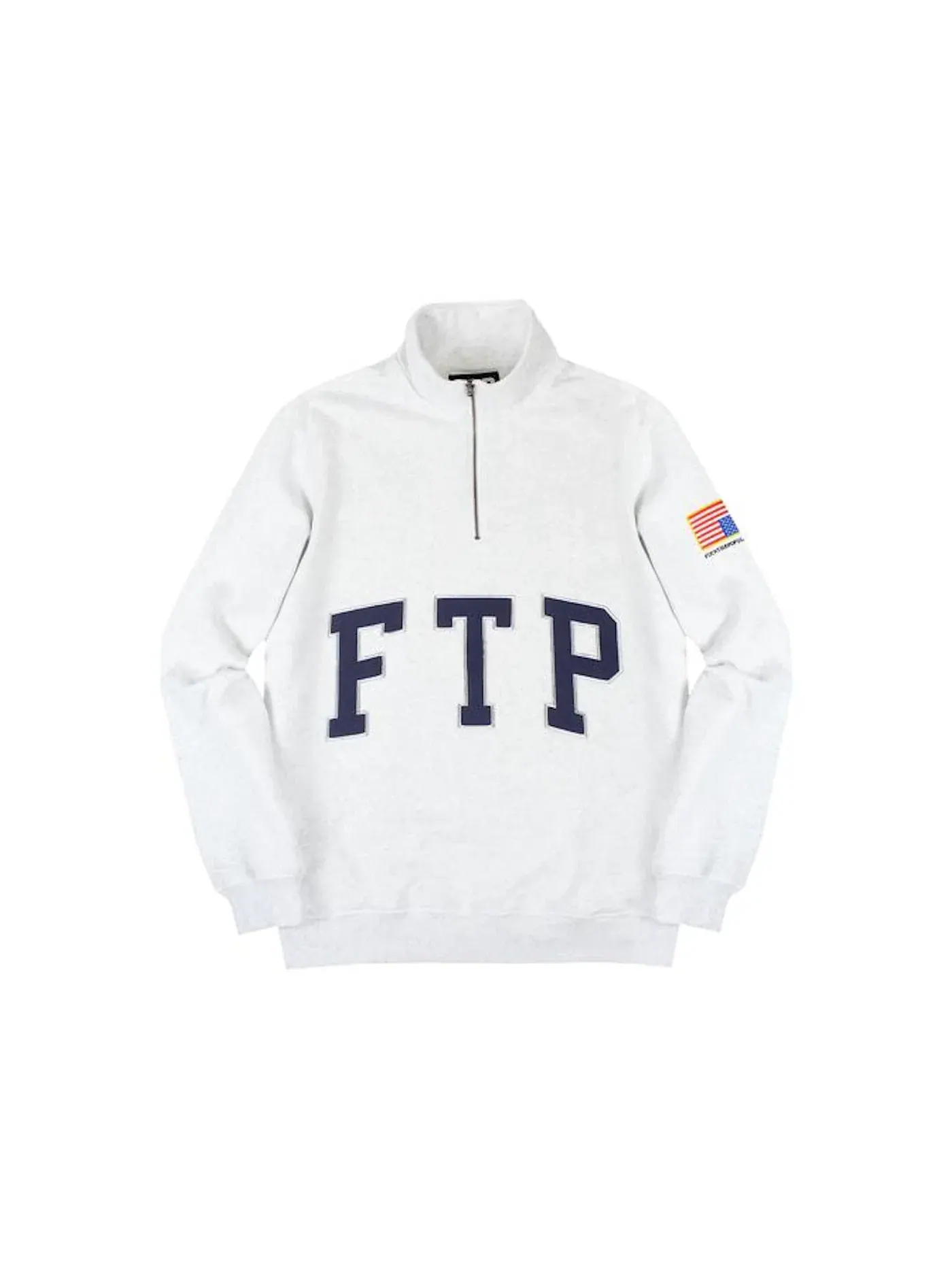 Мужская куртка с четверть-застежкой-молнией FTP Arch Quarter Zip Jacket FTP — изображение 1 из 1, пепельный