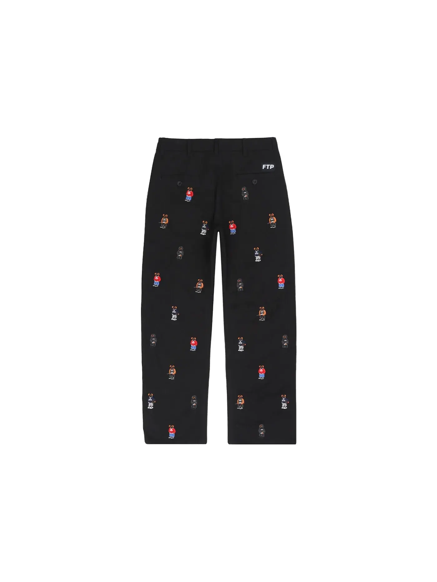 Мужские брюки Bear Chino FTP — изображение 2 из 2, черный