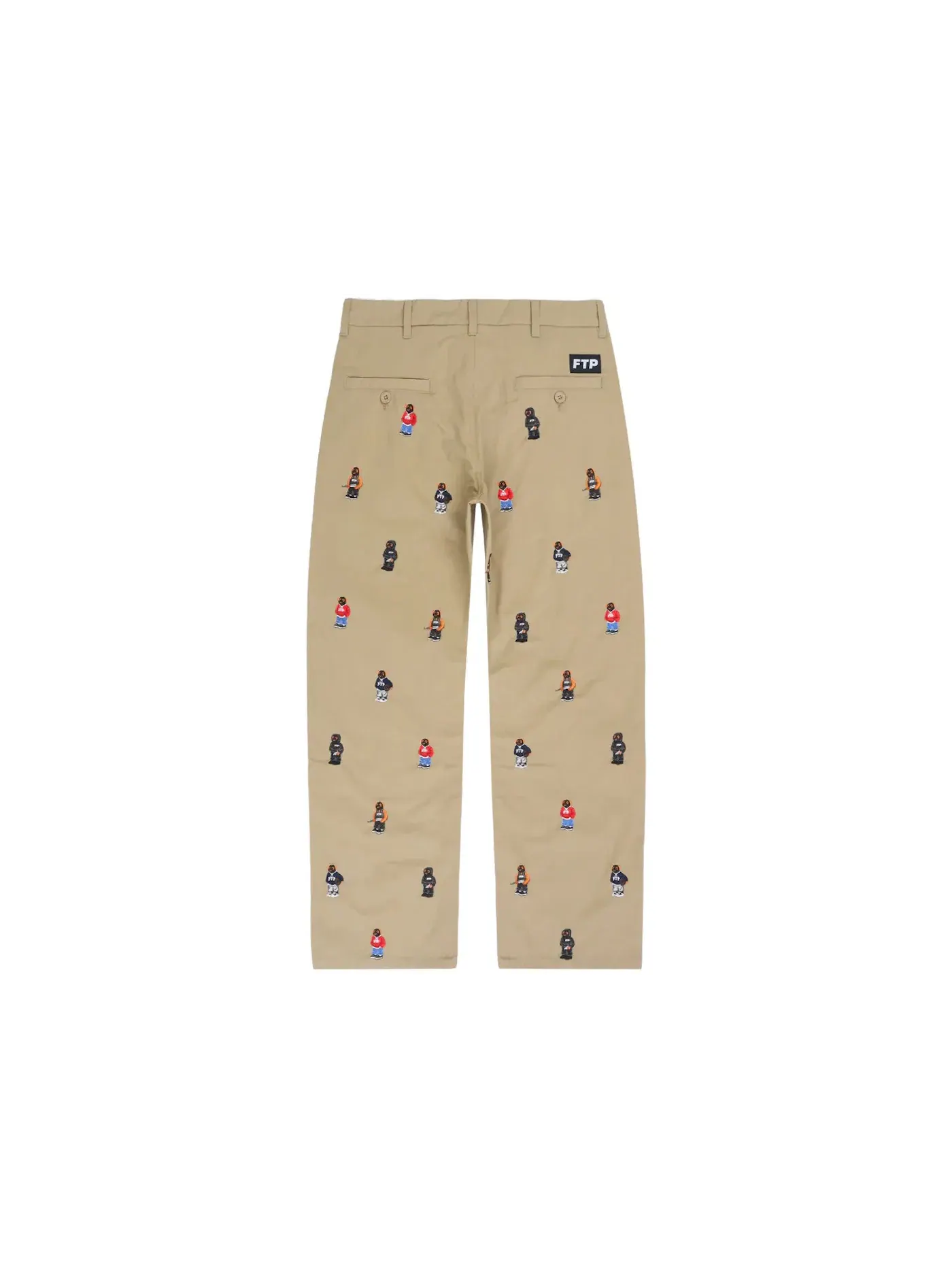 Мужские брюки-чинос FTP Bear Chino Pant — изображение 2 из 2, хаки