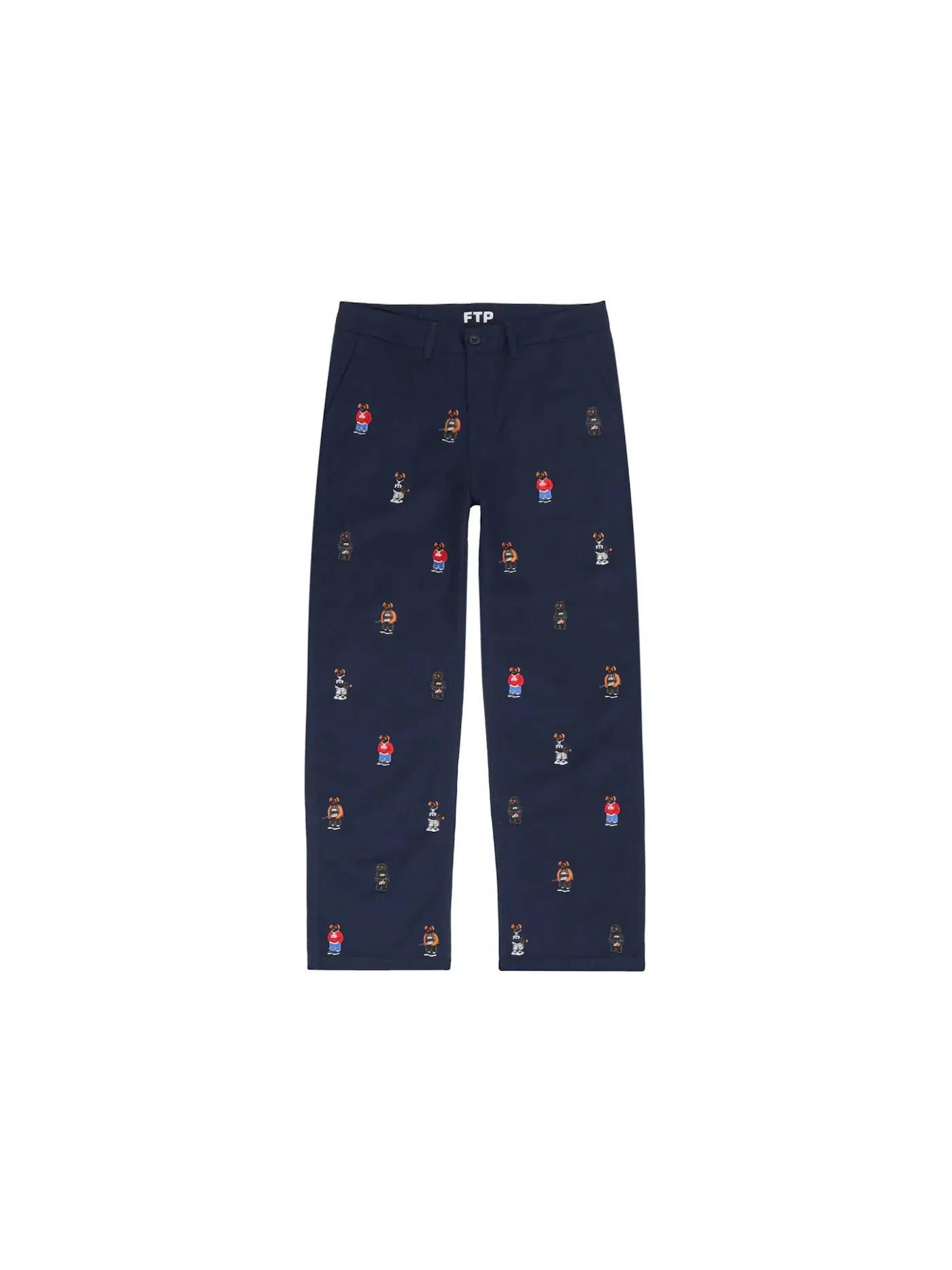Мужские брюки чинос из хлопка Pant FTP — изображение 1 из 2, темно-синий