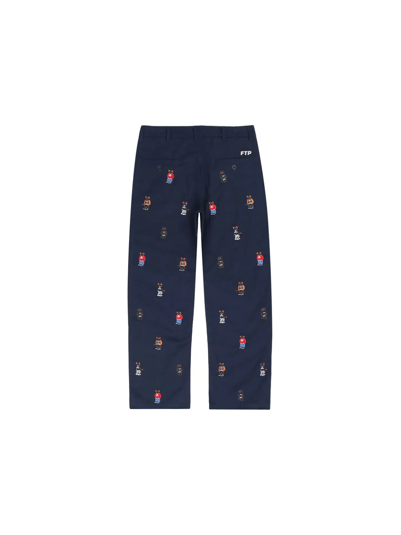 Мужские брюки чинос из хлопка Pant FTP — изображение 2 из 2, темно-синий