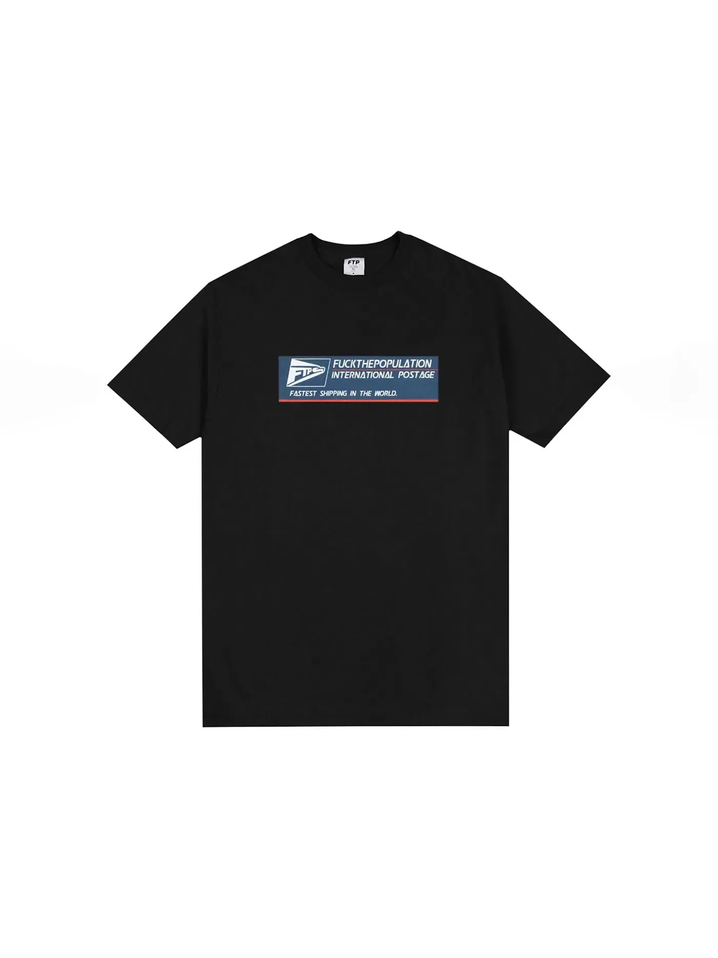 Мужская футболка с принтом FTP Tee — изображение 1 из 1, черный