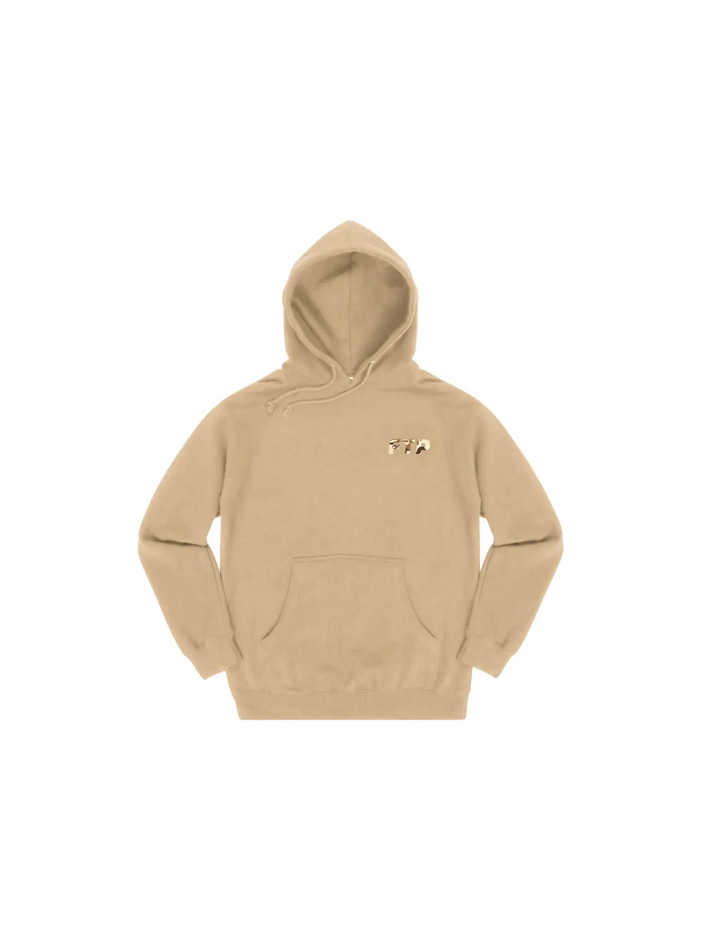 Мужской пуловер с камуфляжным принтом FTP Desert Camo Logo Pullover — изображение 1 из 2, хаки