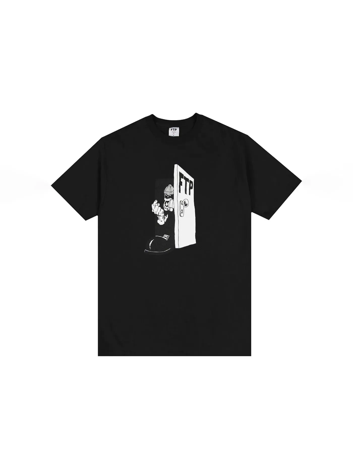 Мужская футболка с принтом FTP Tee — изображение 1 из 1, черный