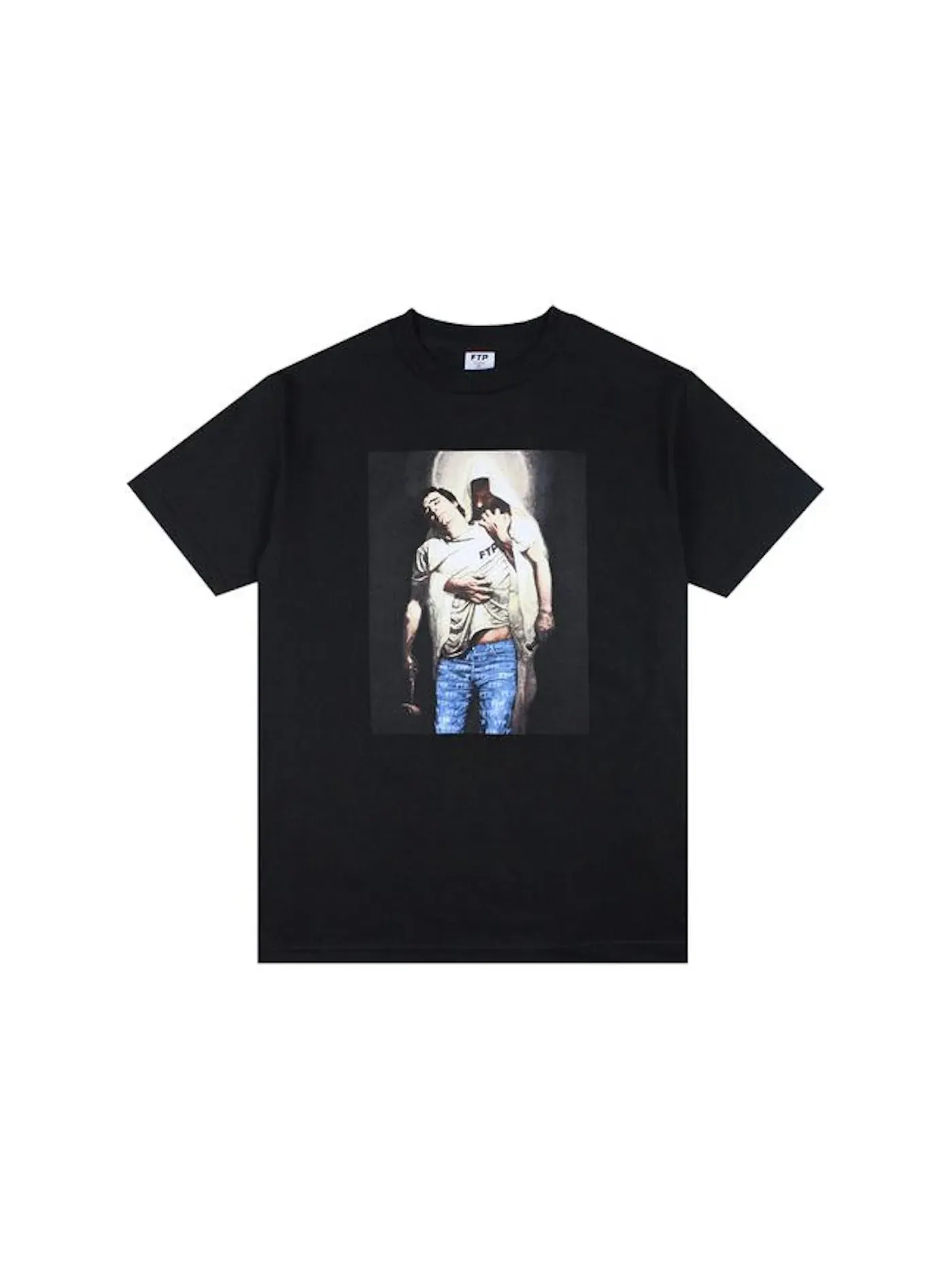 Мужская футболка с принтом FTP Tee — изображение 1 из 1, черный