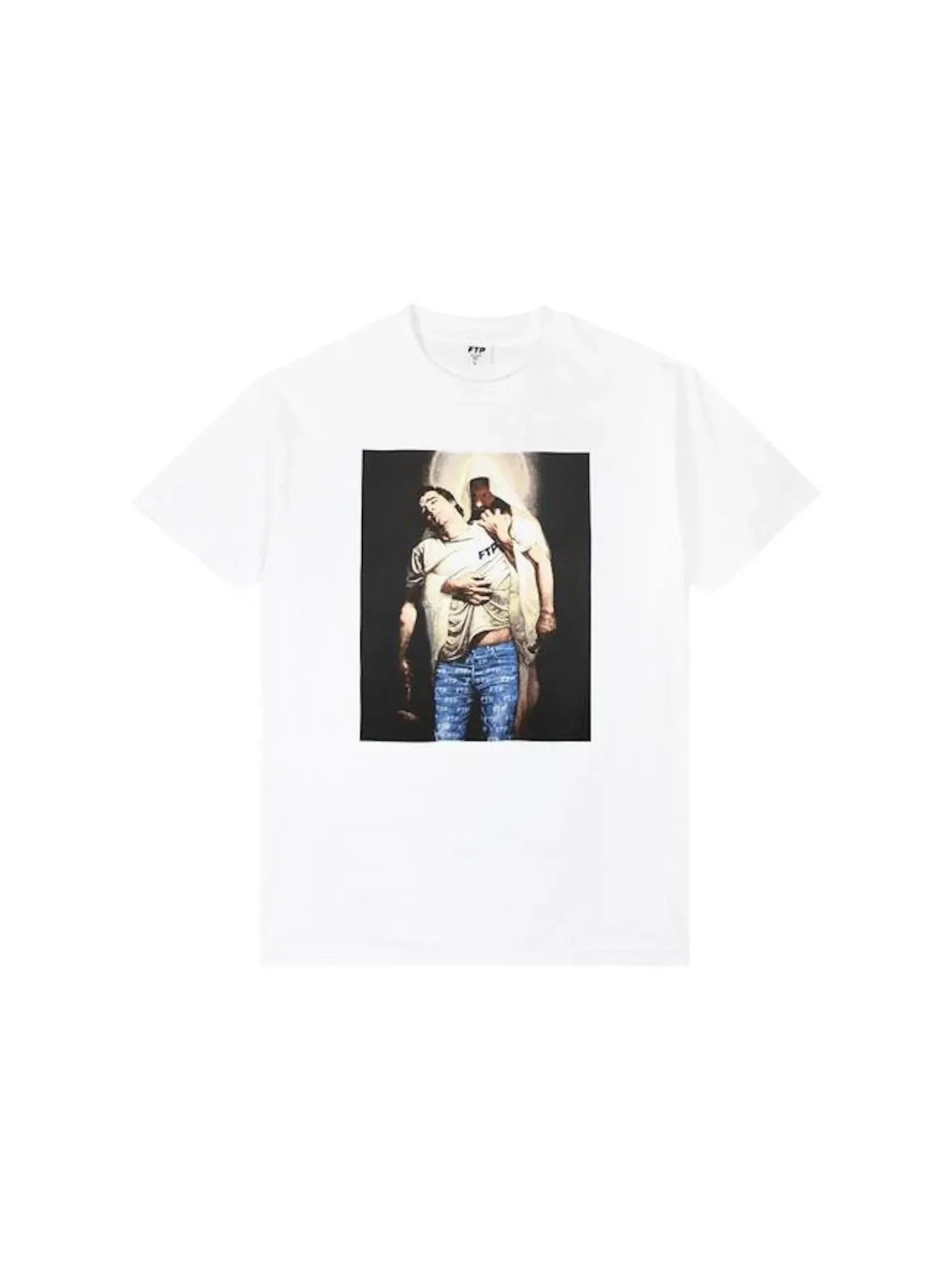 Мужская футболка с принтом FTP Tee — изображение 1 из 1, белый