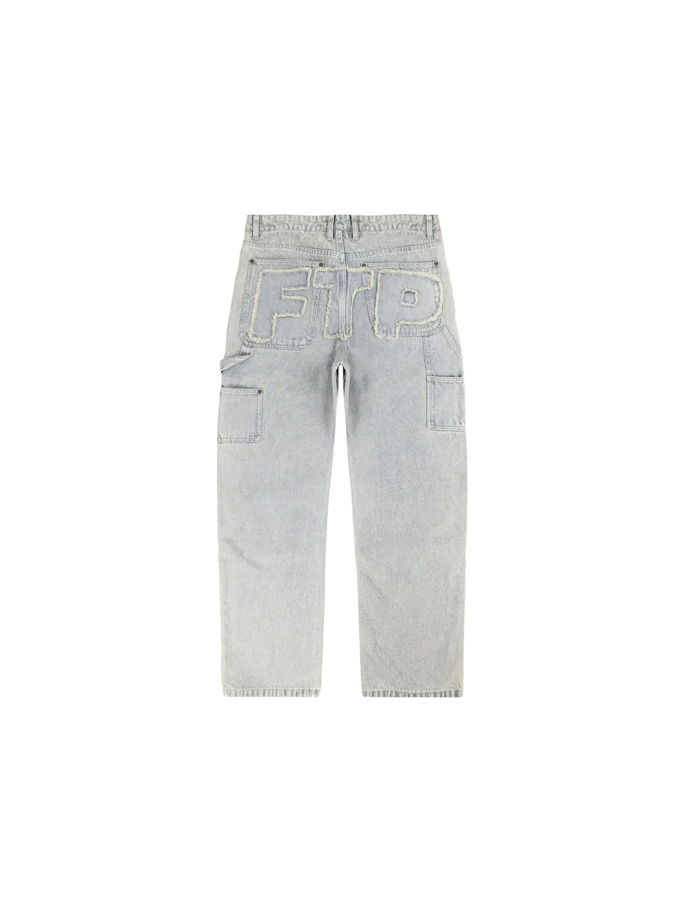 Мужские джинсы карго с потертостями и логотипом FTP Pant, Dirt Wash — изображение 2 из 2