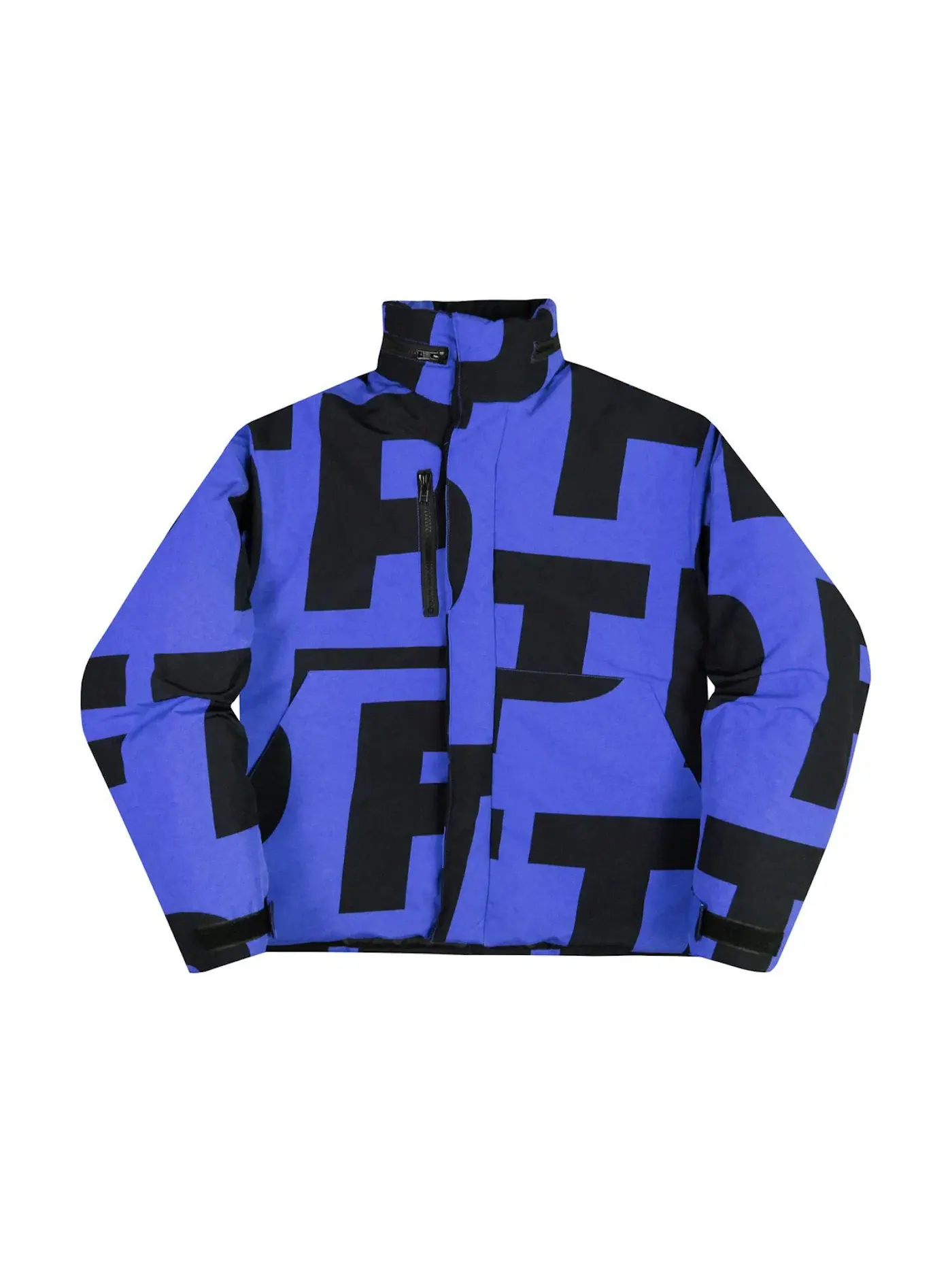Мужская куртка-пуховик с принтом FTP Jumbo Puffer Jacket — изображение 1 из 1, королевский