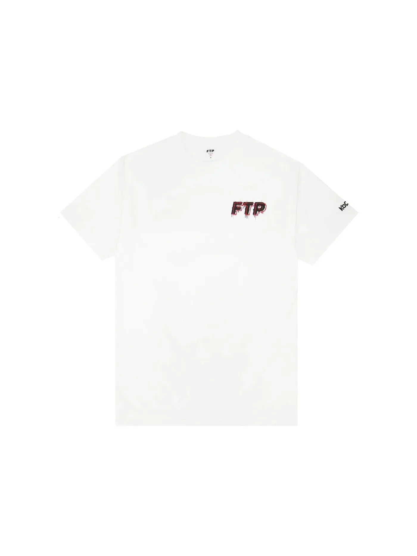 Мужская футболка с принтом FTP Kodone Tee — изображение 2 из 2, белый