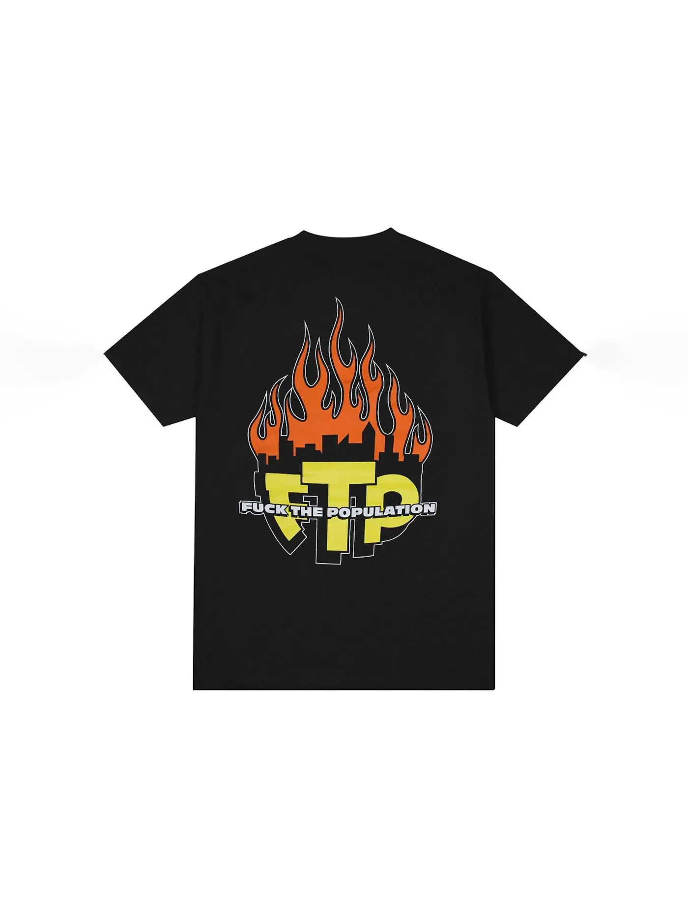 Мужская футболка с принтом FTP Tee — изображение 1 из 2, черный