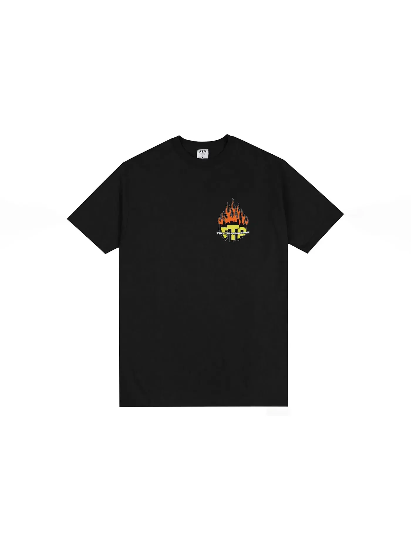 Мужская футболка с принтом FTP Tee — изображение 2 из 2, черный