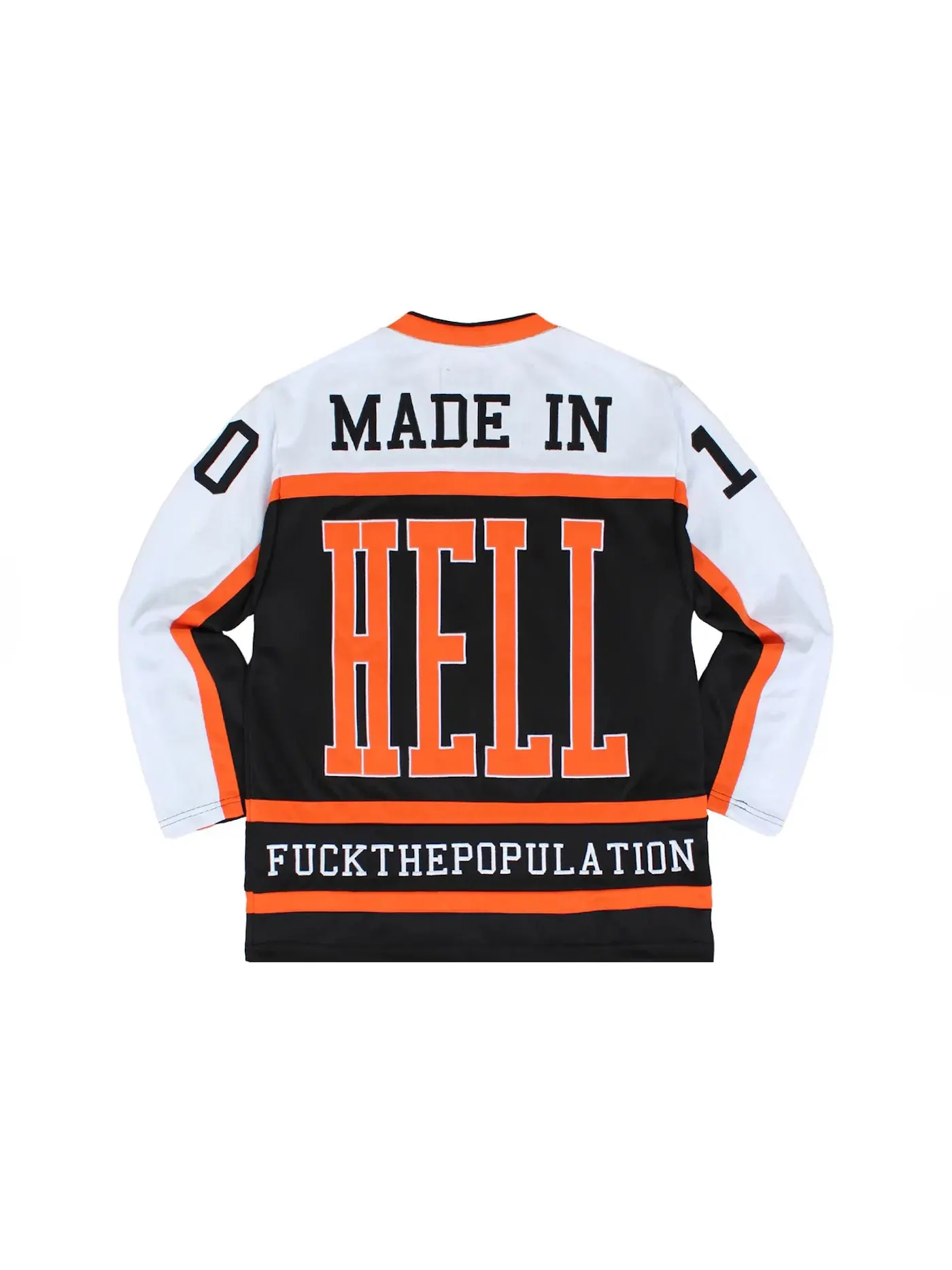Мужская хоккейная джерси Made In Hell FTP — изображение 2 из 2, черный