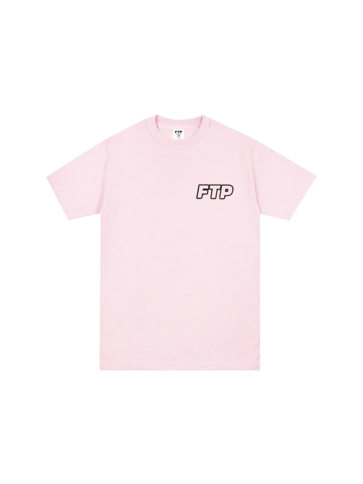 Мужская футболка с принтом FTP Tee — изображение 2 из 2, розовый