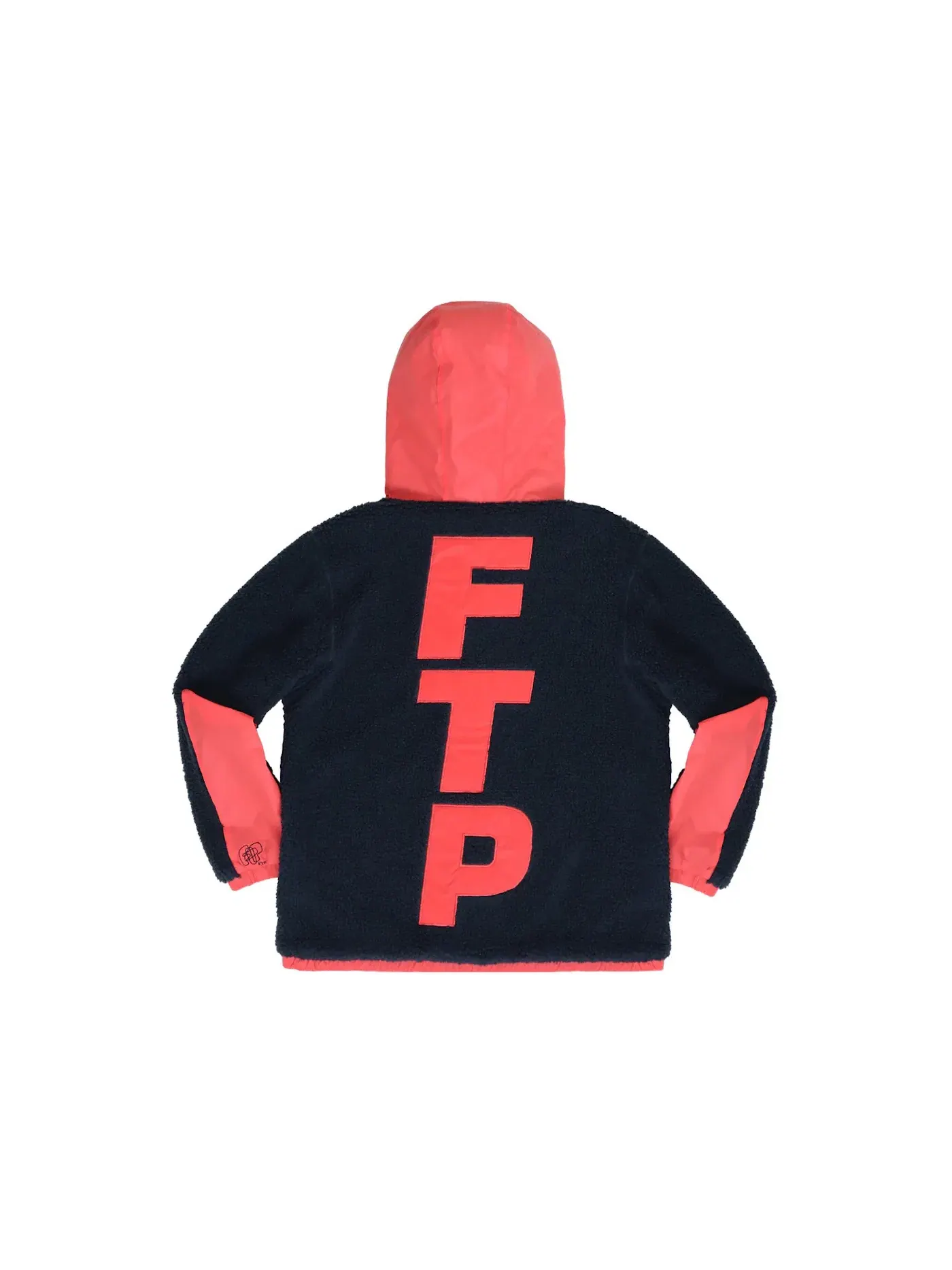 Мужская куртка из флиса с принтом FTP Jacket — изображение 2 из 2, темно-синий