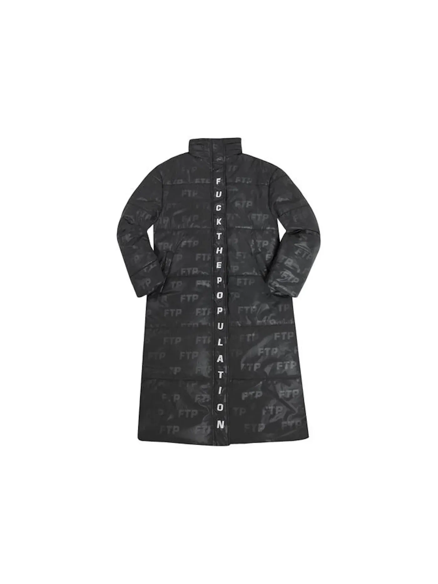 Мужское пальто-тренч светоотражающее FTP Trench Coat — изображение 1 из 2, черный