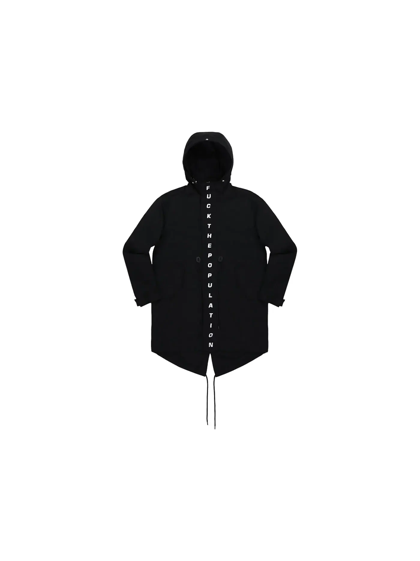 Мужская парка с принтом FTP Parka — изображение 2 из 2, черный
