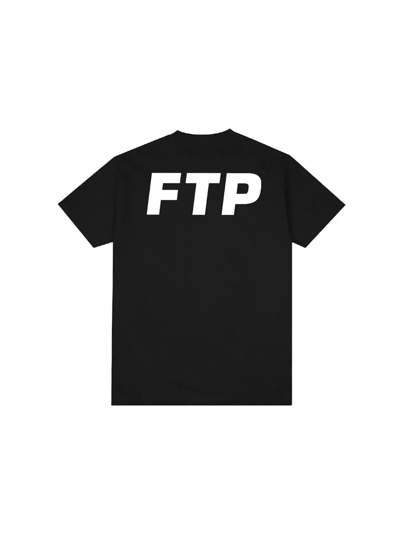 Мужская футболка с принтом Thrasher Logo Tee FTP — изображение 2 из 2, черный