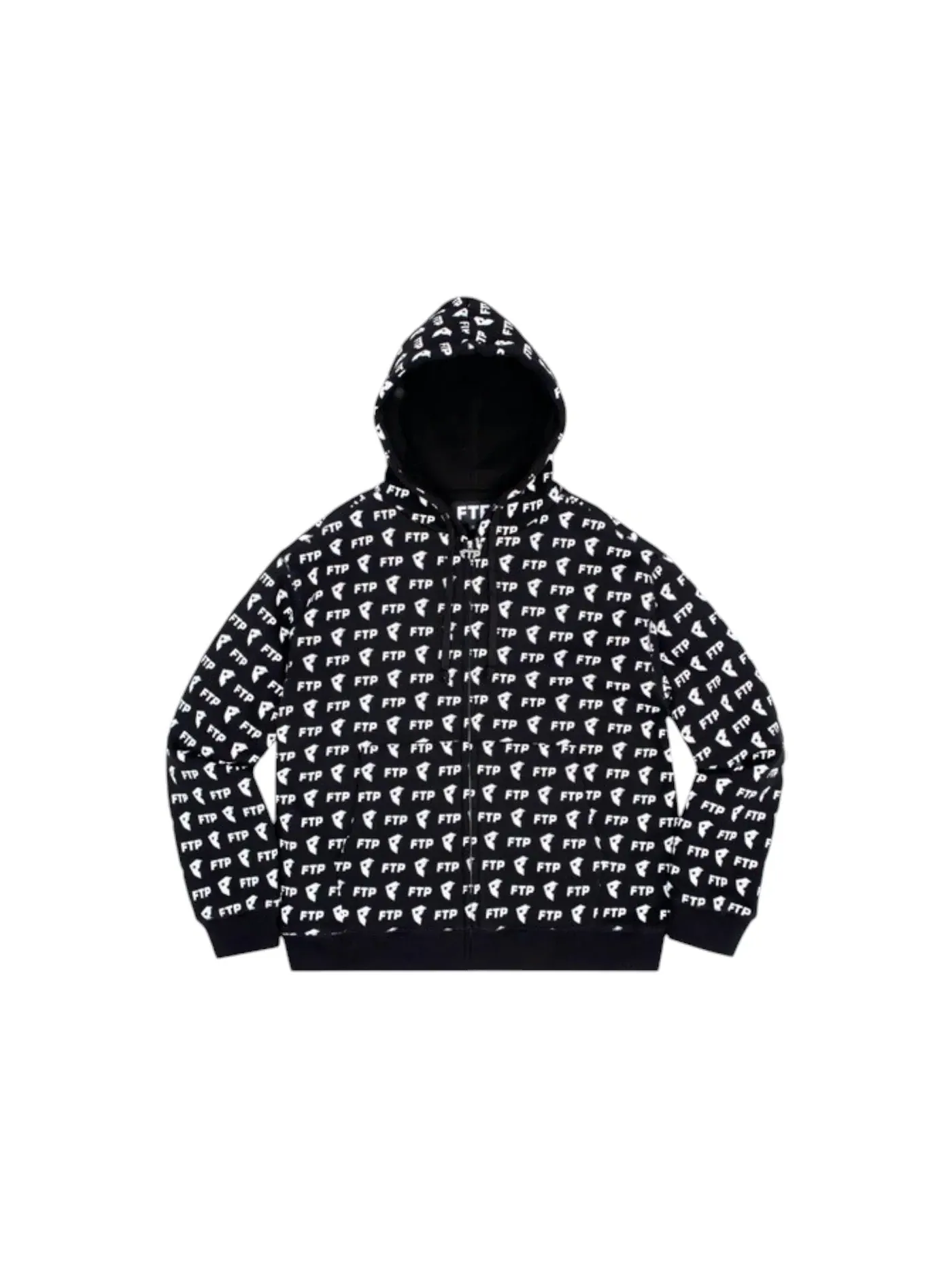 Мужская худи с логотипом Famous All Over FTP