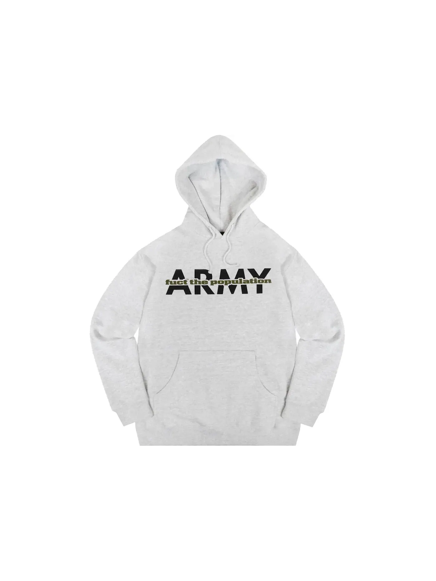 Мужской пуловер с принтом FTP FUCT Army Pullover — изображение 1 из 1, серый