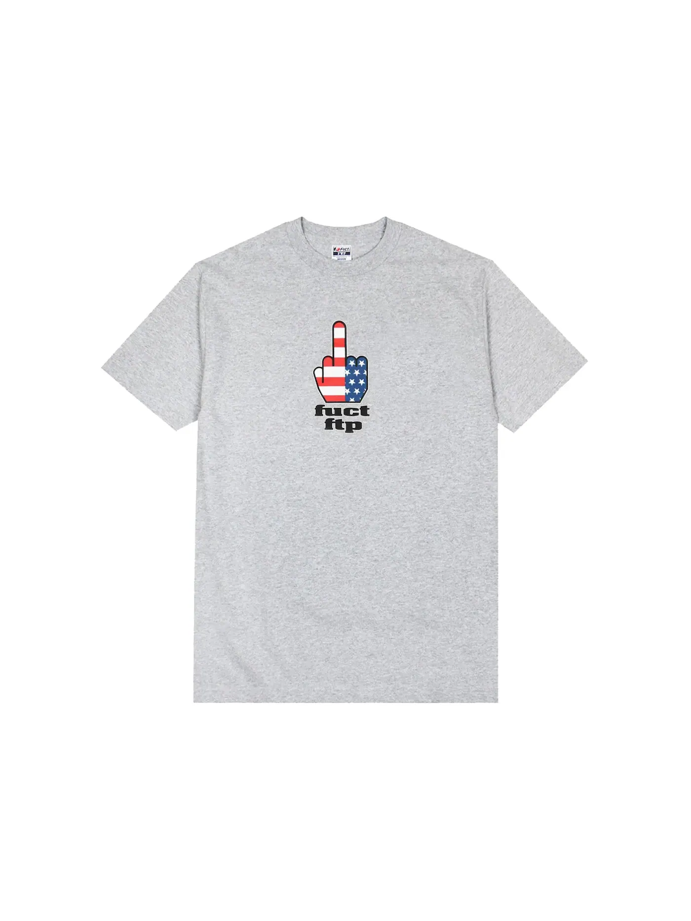 Мужская футболка с принтом FTP x FUCT FTW Finger Tee FTP