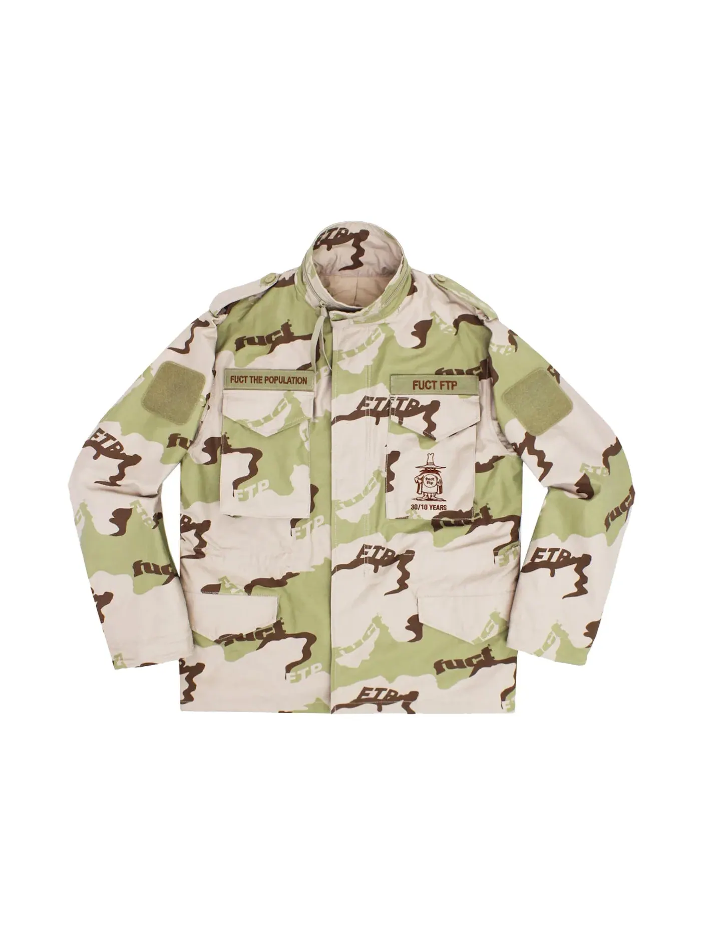 Мужская куртка М65 с камуфляжным принтом FTP Jacket — изображение 1 из 3
