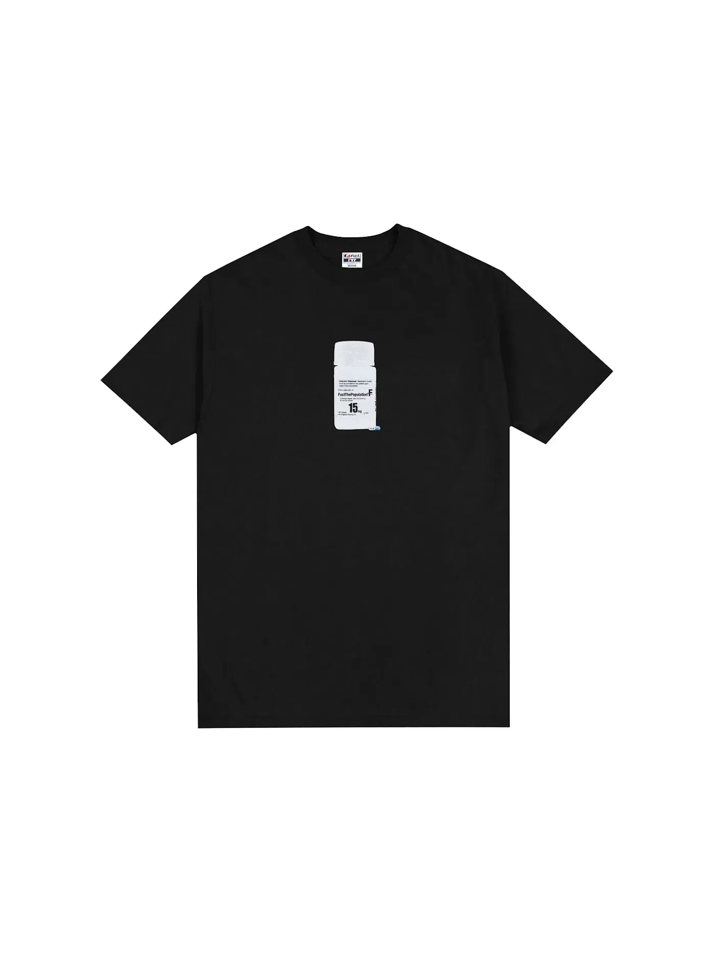 Мужская футболка с принтом FTP x FUCT Pill Bottle Tee