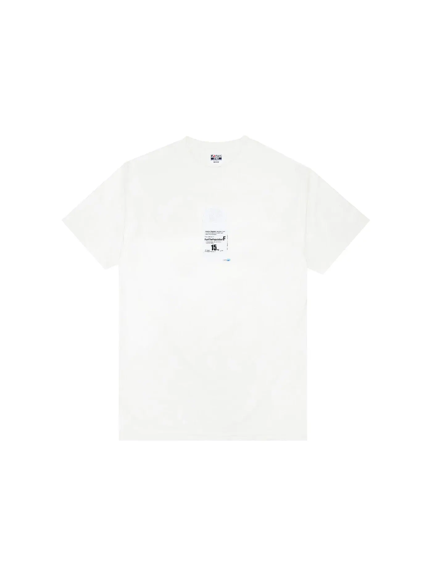 Мужская футболка с принтом FTP x FUCT Pill Bottle Tee