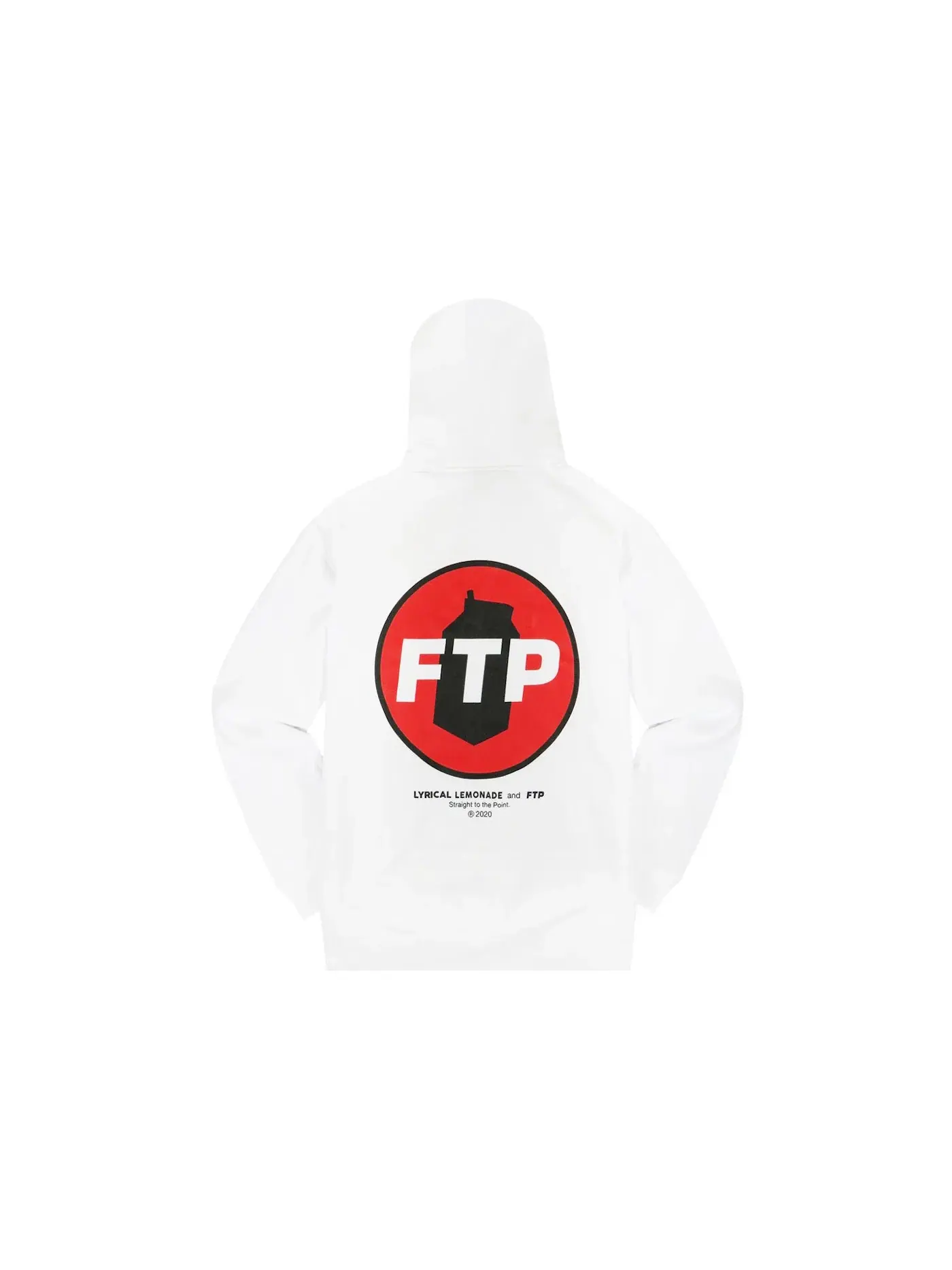 Мужской пуловер с принтом FTP Pullover — изображение 2 из 2, белый