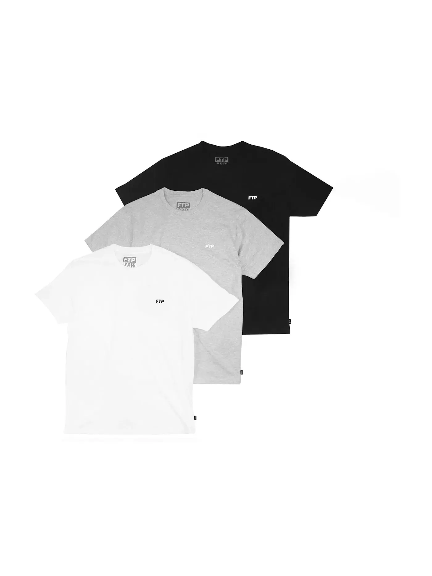 Мужской комплект футболок с принтом FTP Tee (3 Pack)
