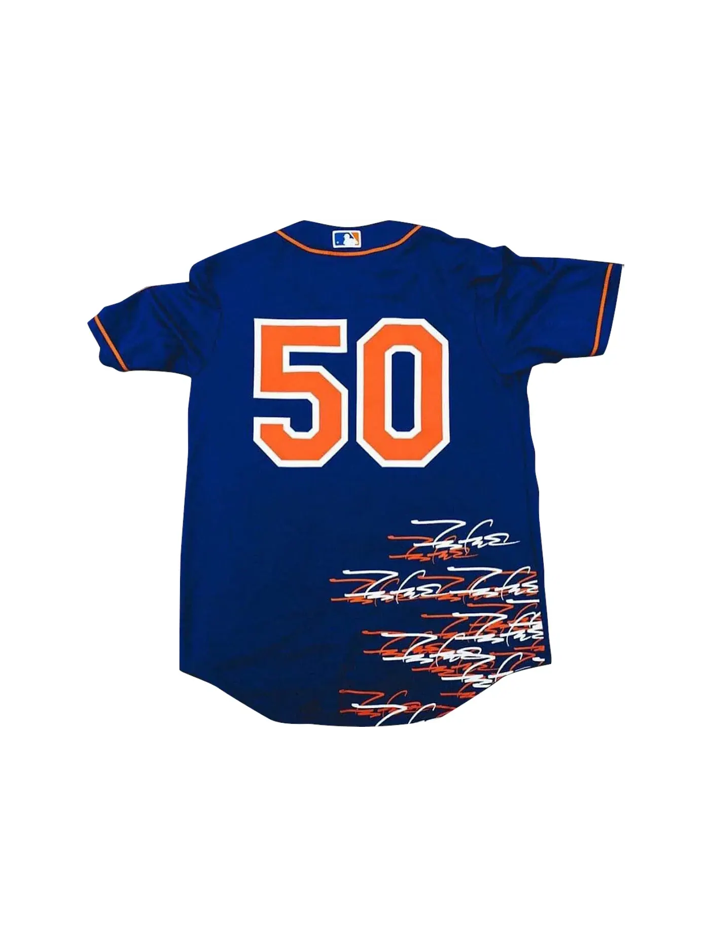 Мужская футбольная джерси с принтом Futura x New York Mets Futura Laboratories