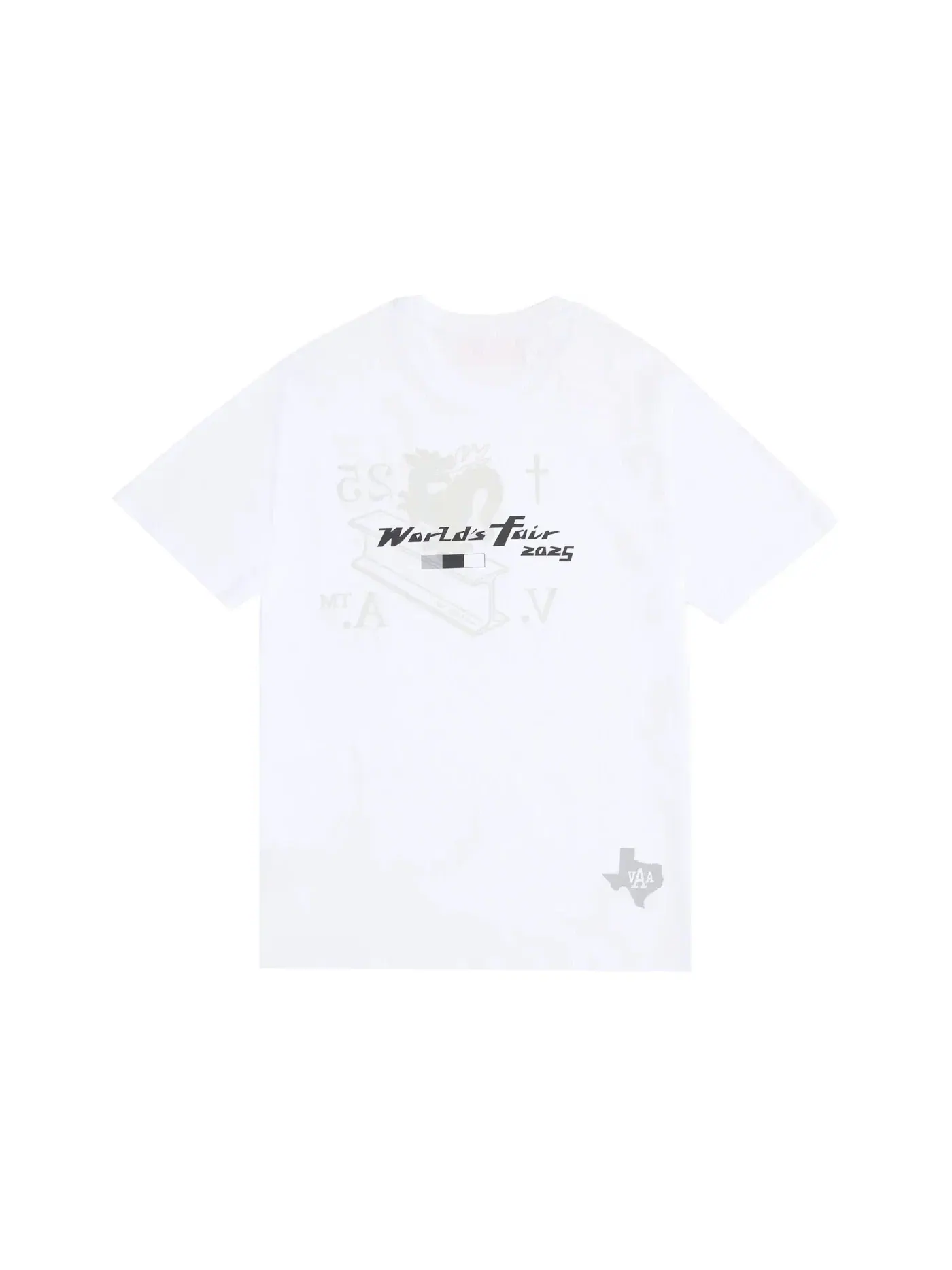 Мужская футболка с принтом Futura x Virgil Abloh Archive T-shirt Futura — изображение 2 из 2, белый