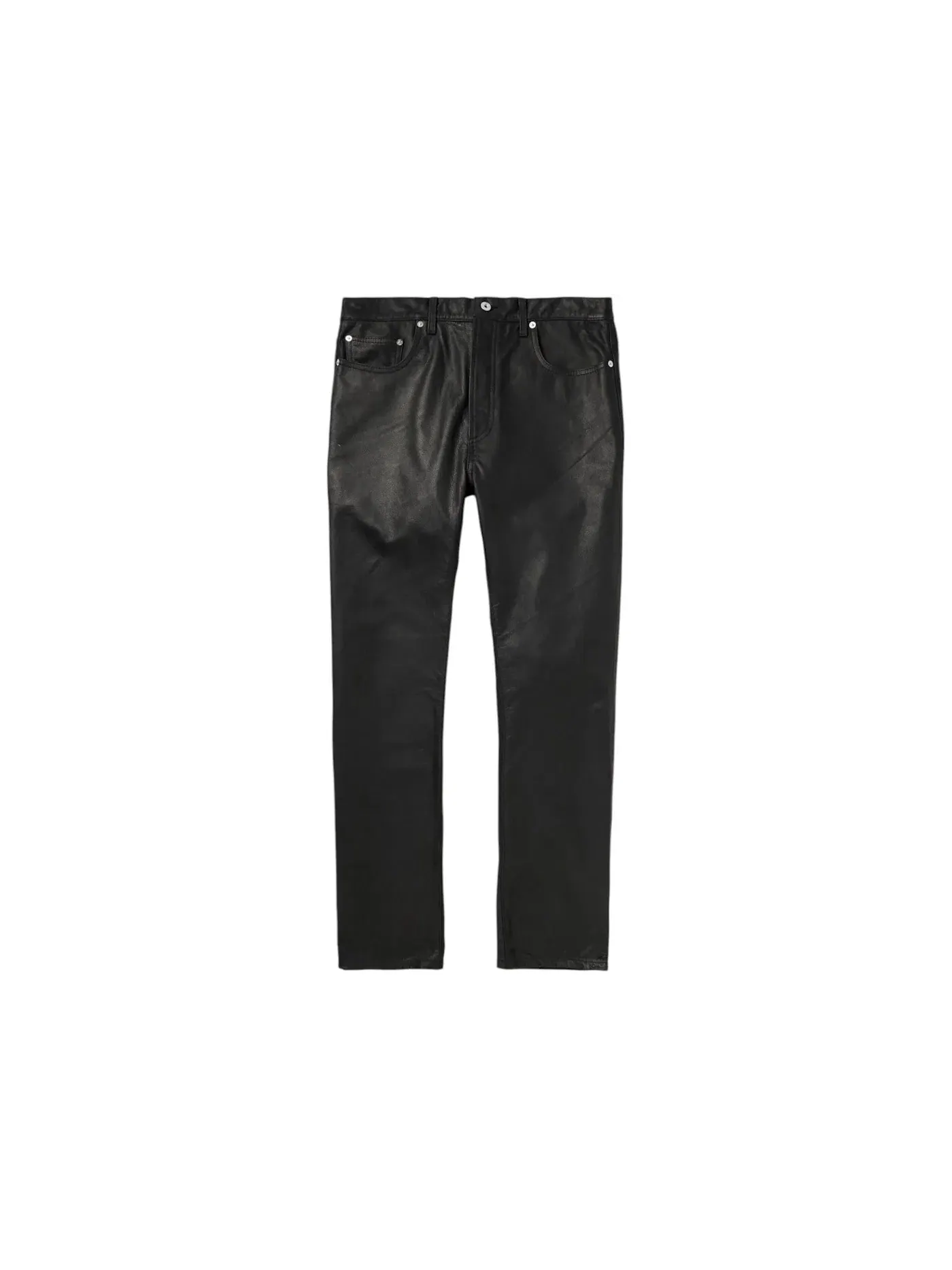 Мужские кожаные брюки с принтом Trousers Gallery Dept. — изображение 1 из 3, черный