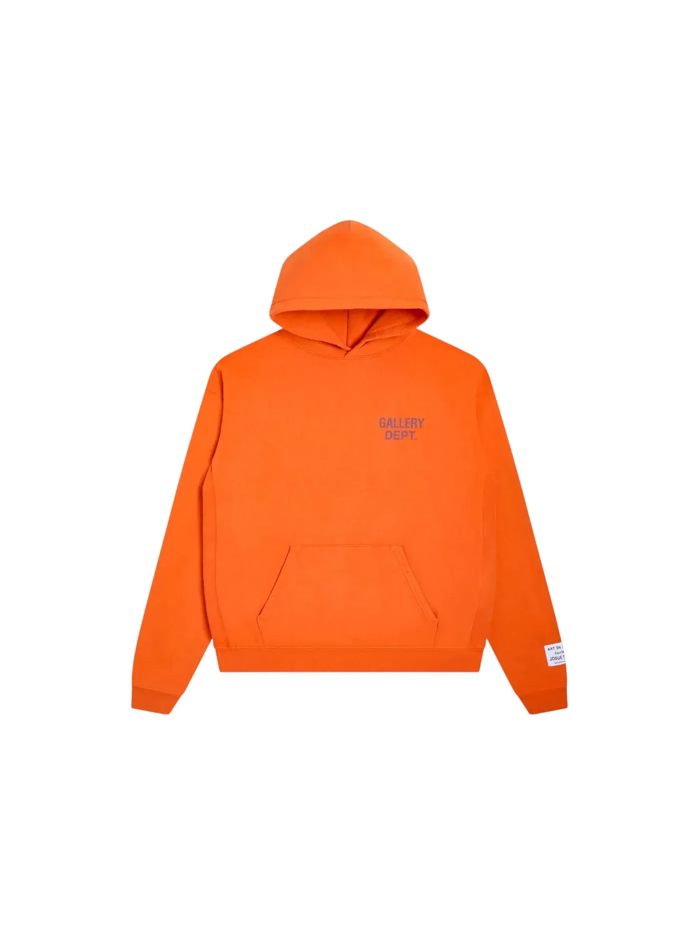Мужской худи с принтом Gallery Dept. Hoodie — изображение 2 из 2, красный