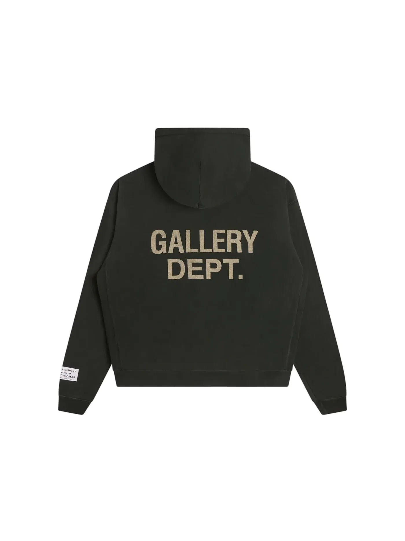 Мужской худи свободного кроя Gallery Dept Hoodie — изображение 1 из 2, винтажный черный