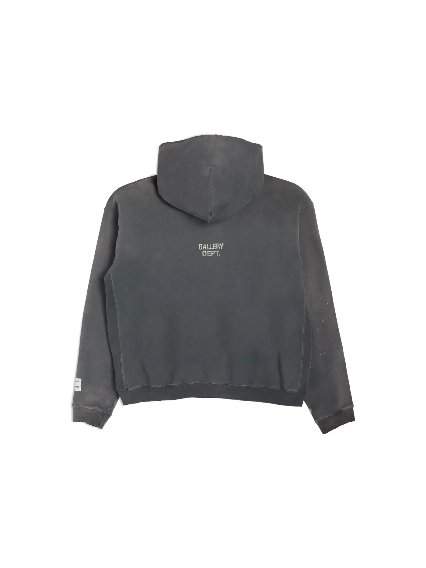 Унисекс худи с эффектом потертости Gallery Dept. Hoodie — изображение 2 из 2, черный