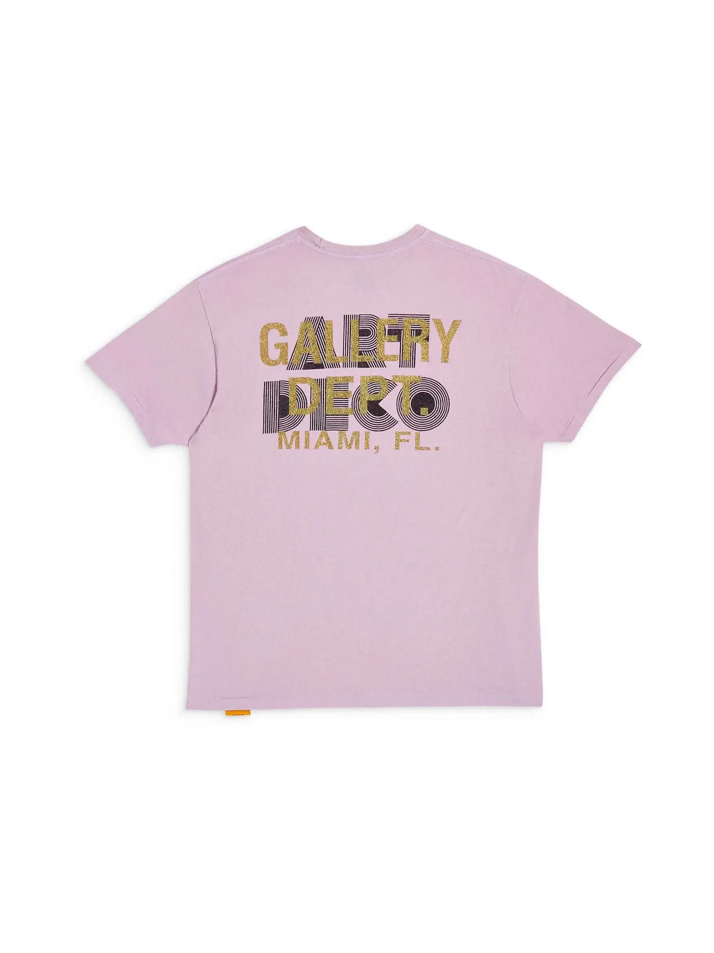 Мужская футболка с принтом Gallery Dept. Tee — изображение 2 из 2, фиолетовый